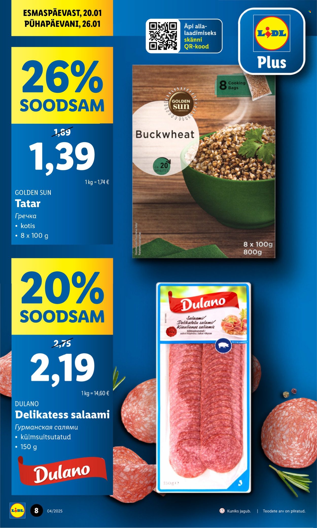 lidl - Lidl kliendileht - Kliendilehed (20.01 - 26.01.2025) - page: 8