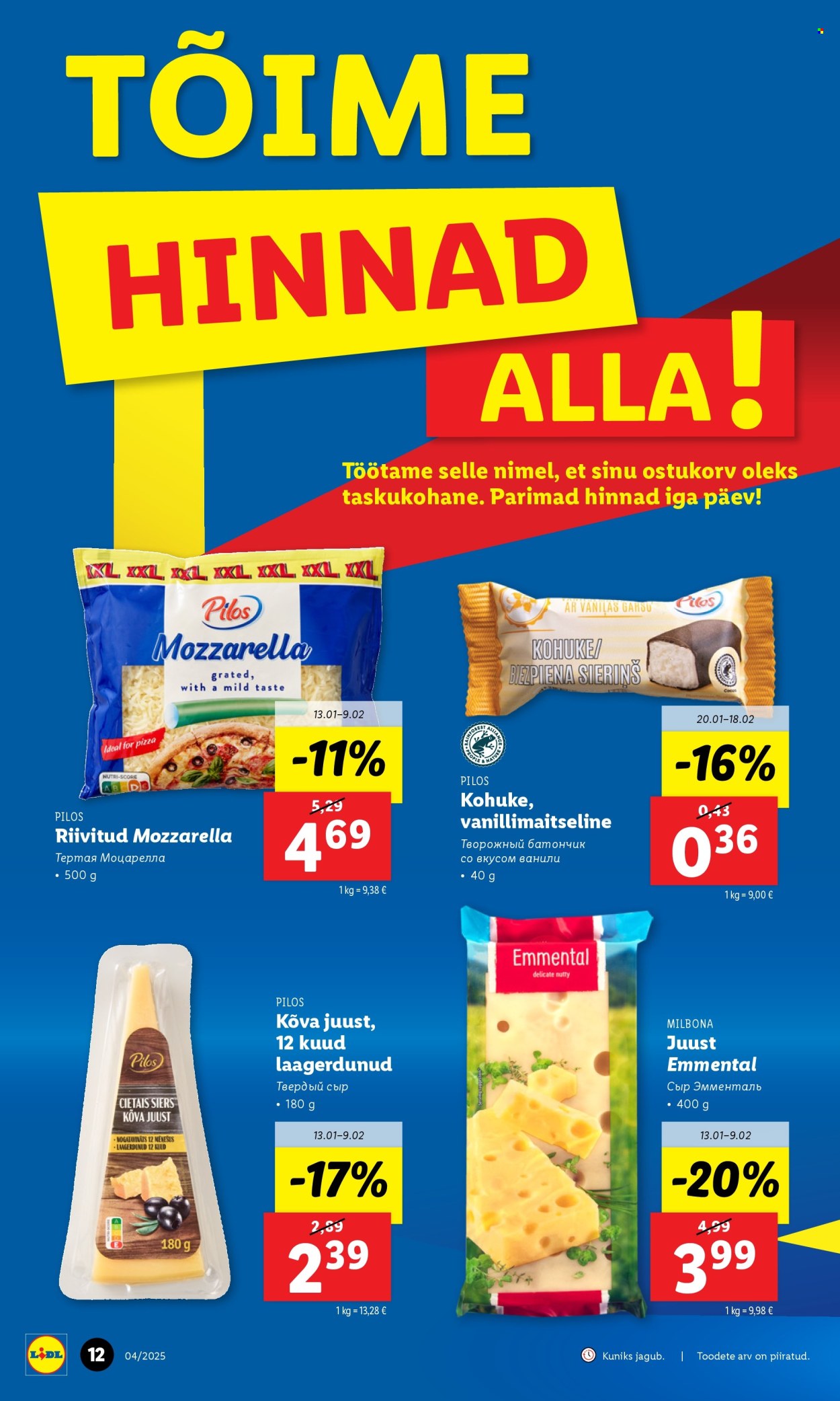 lidl - Lidl kliendileht - Kliendilehed (20.01 - 26.01.2025) - page: 12