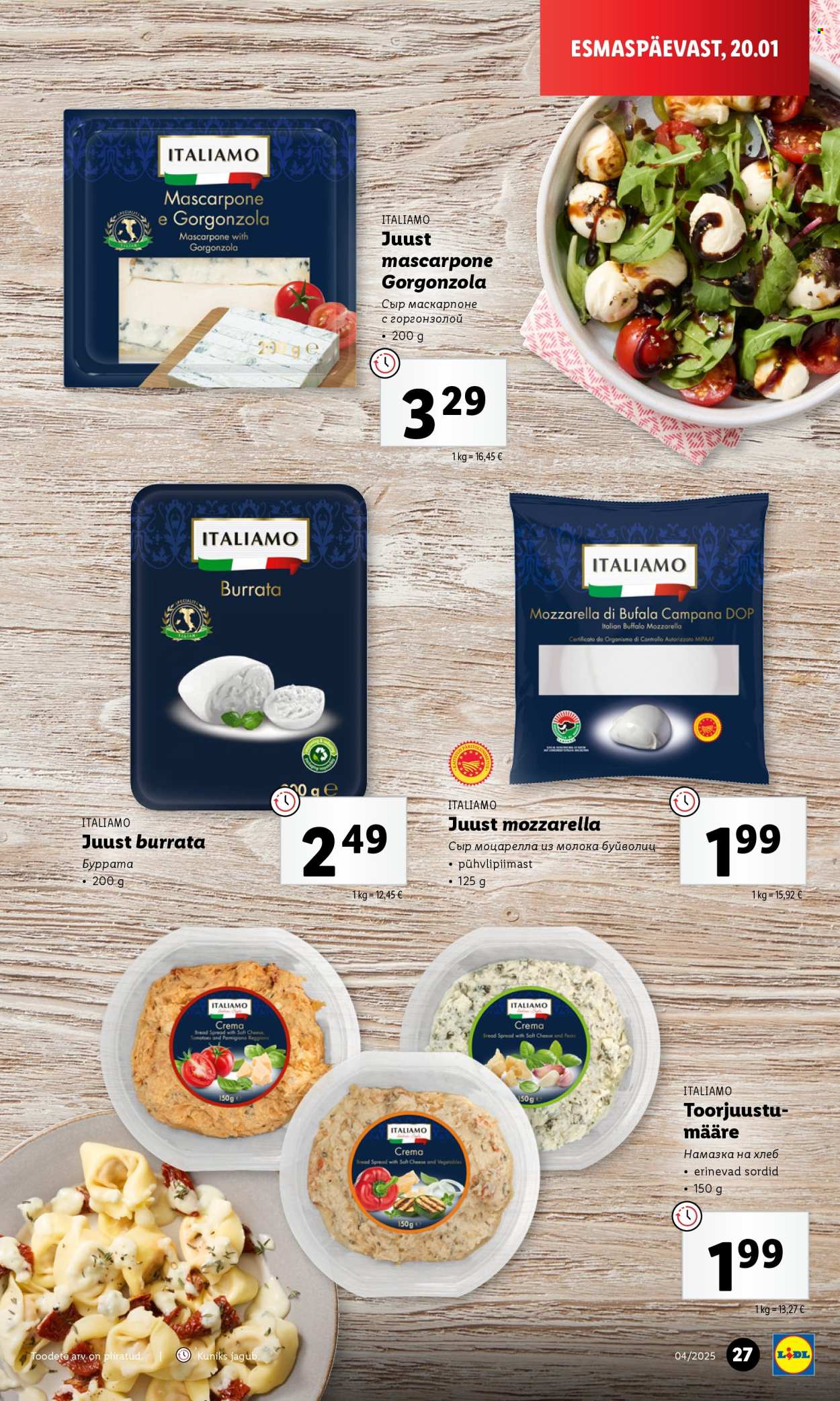 lidl - Lidl kliendileht - Kliendilehed (20.01 - 26.01.2025) - page: 27