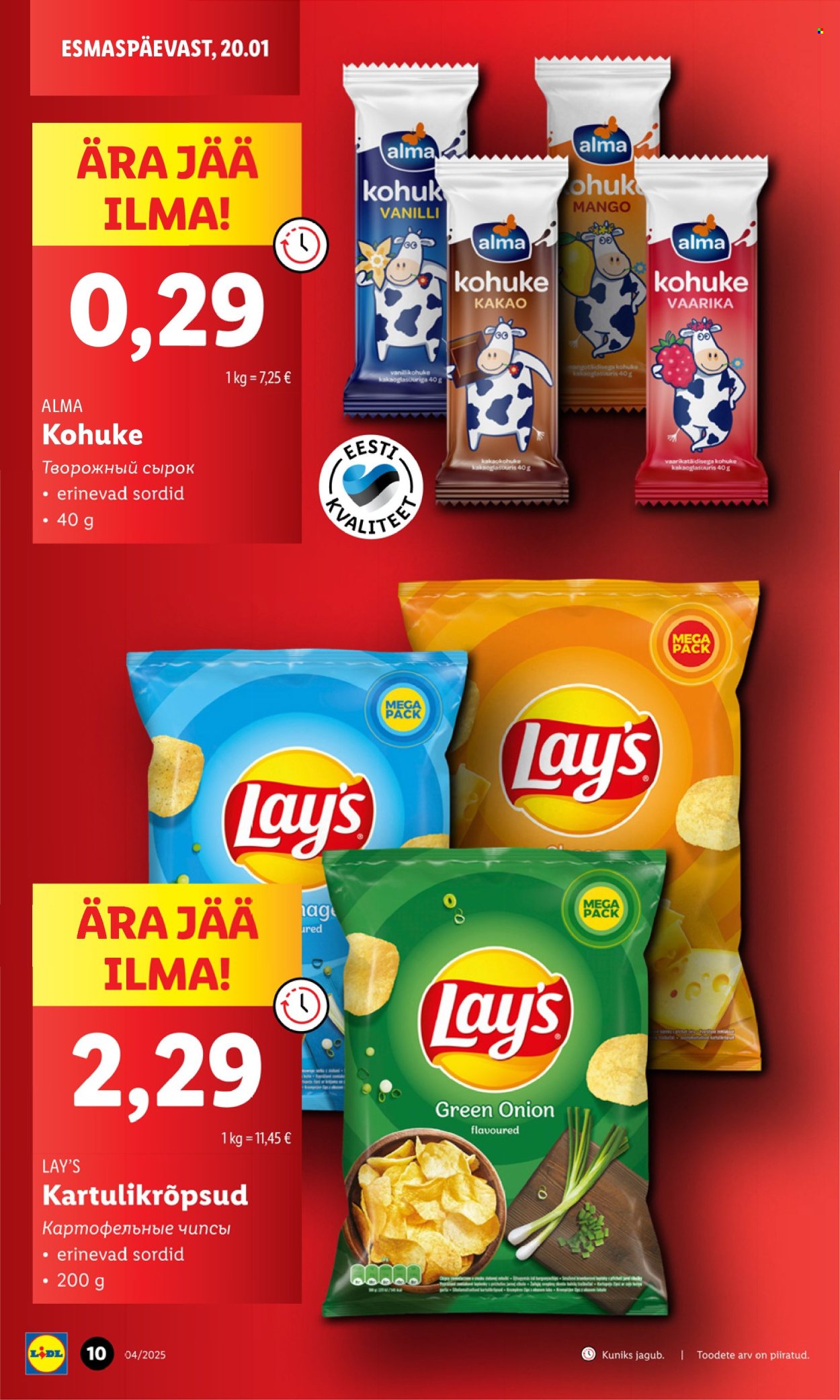 lidl - Lidl kliendileht - Kliendilehed (20.01 - 26.01.2025) - page: 10