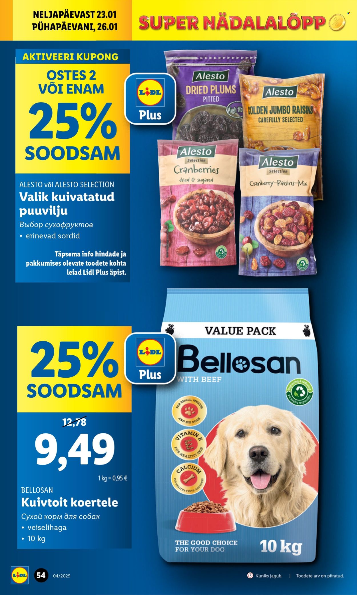 lidl - Lidl kliendileht - Kliendilehed (20.01 - 26.01.2025) - page: 54