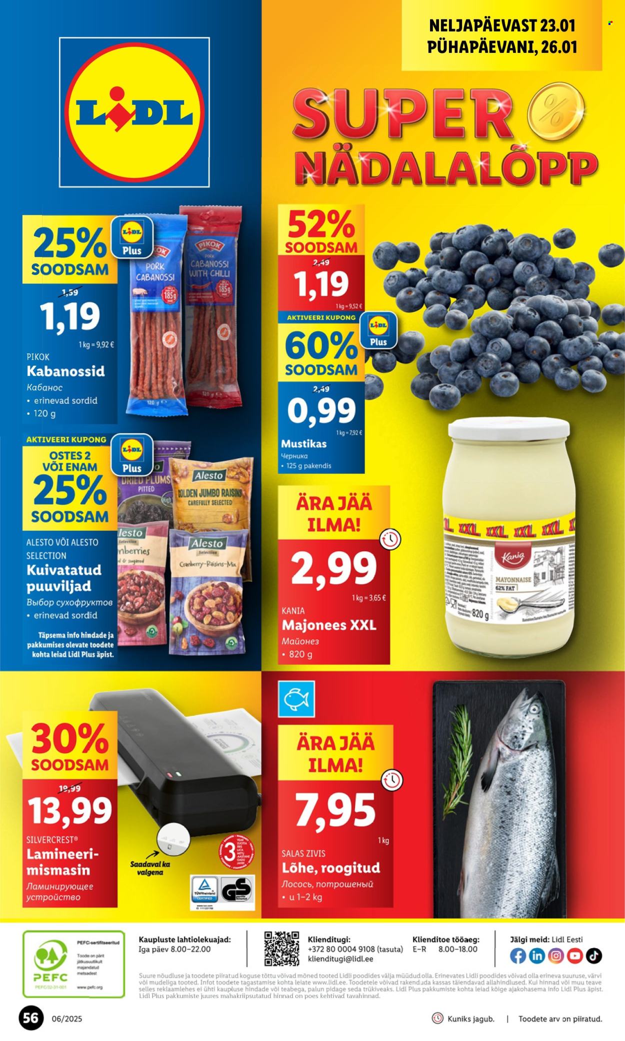 lidl - Lidl kliendileht - Kliendilehed (20.01 - 26.01.2025) - page: 56