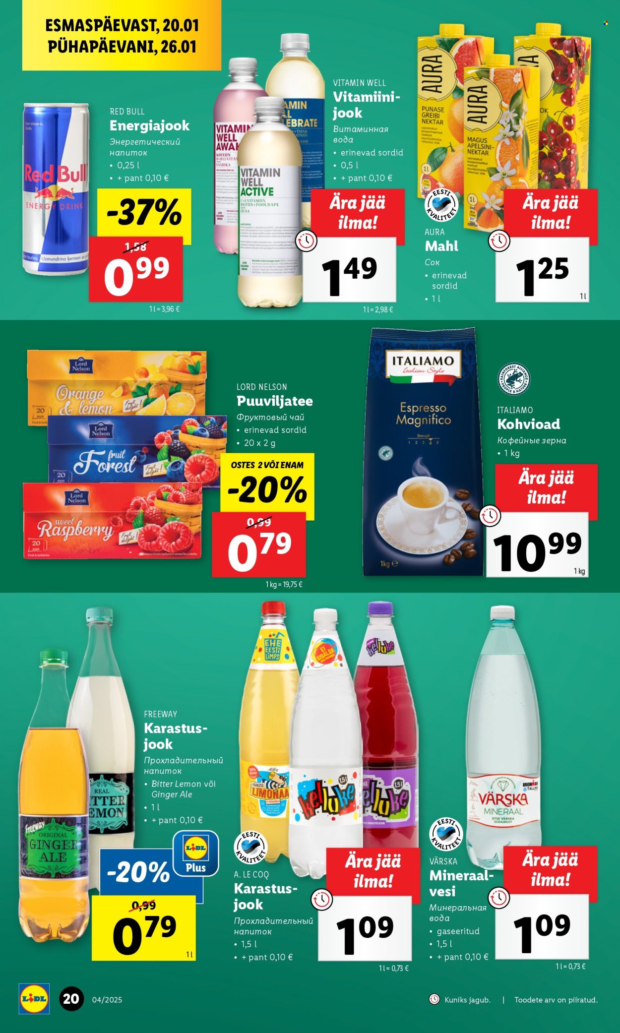 lidl - Lidl kliendileht - Kliendilehed (20.01 - 26.01.2025) - page: 20