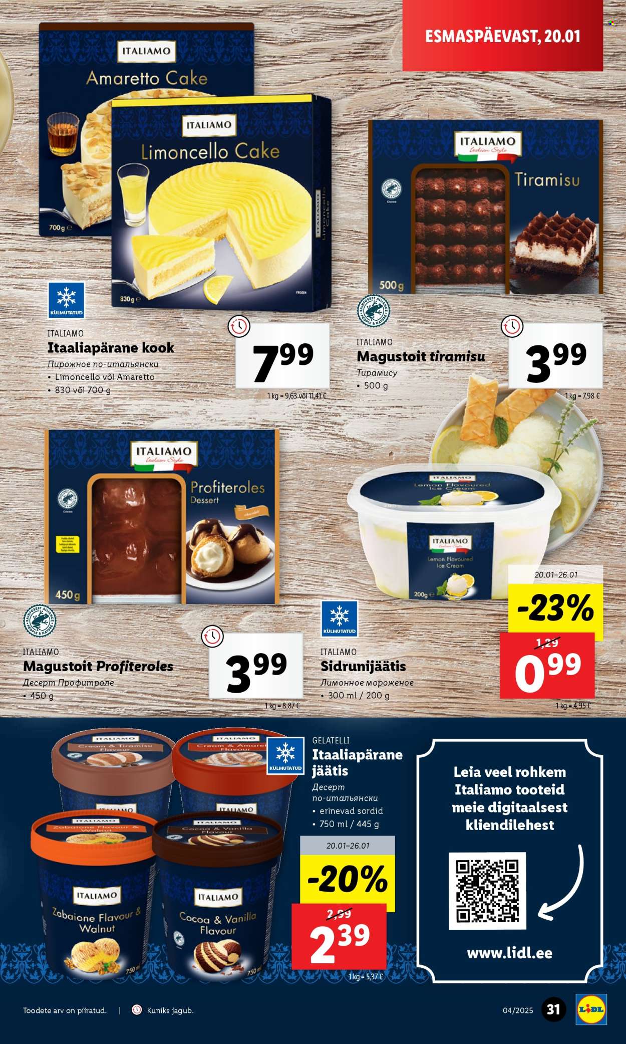 lidl - Lidl kliendileht - Kliendilehed (20.01 - 26.01.2025) - page: 31