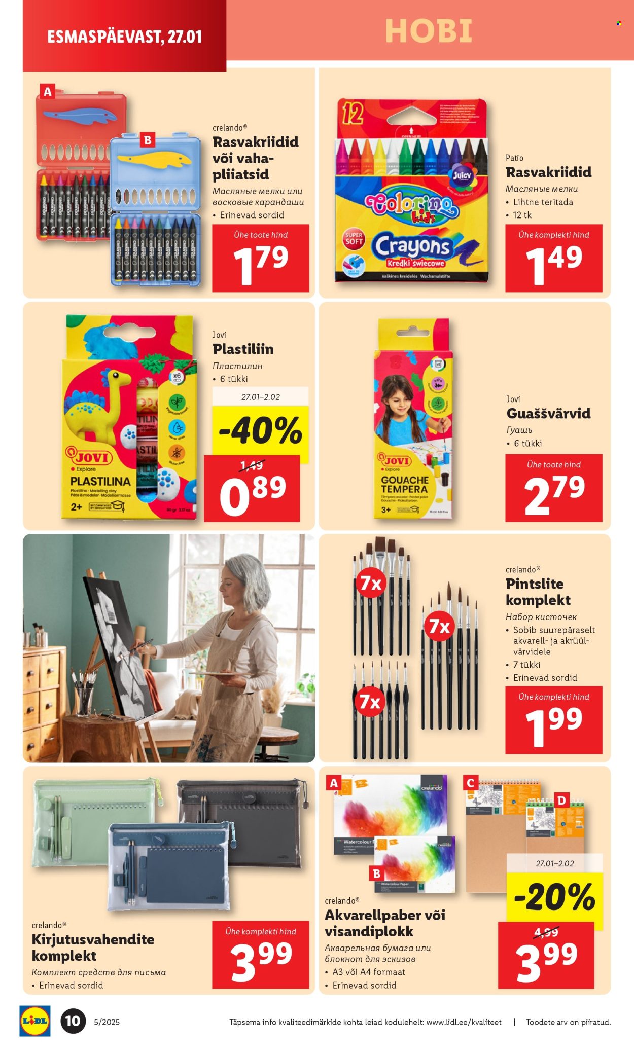 lidl - Lidl kliendileht - Tööstuskaupade pakkumised (27.01 - 2.02.2025) - page: 10