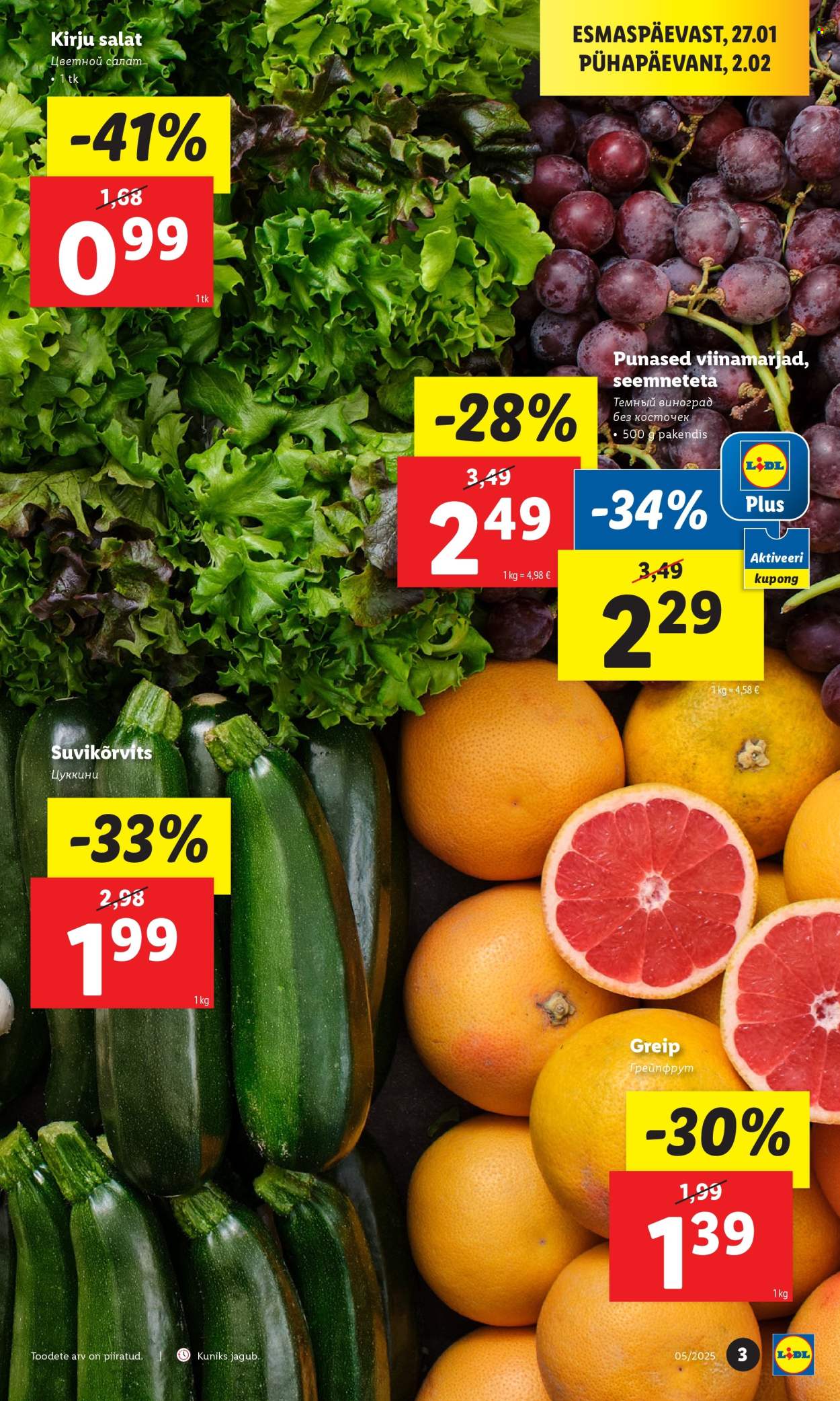 lidl - Lidl kliendileht - Kliendilehed (27.01 - 2.02.2025) - page: 3