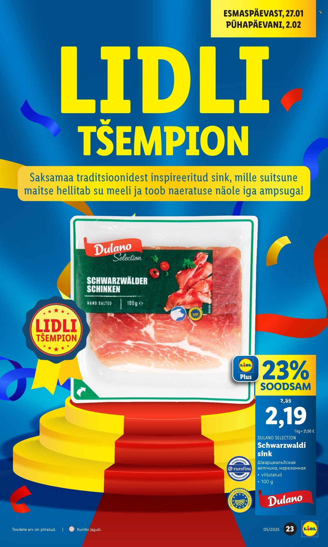 lidl - Lidl kliendileht - Kliendilehed (27.01 - 2.02.2025) - page: 23