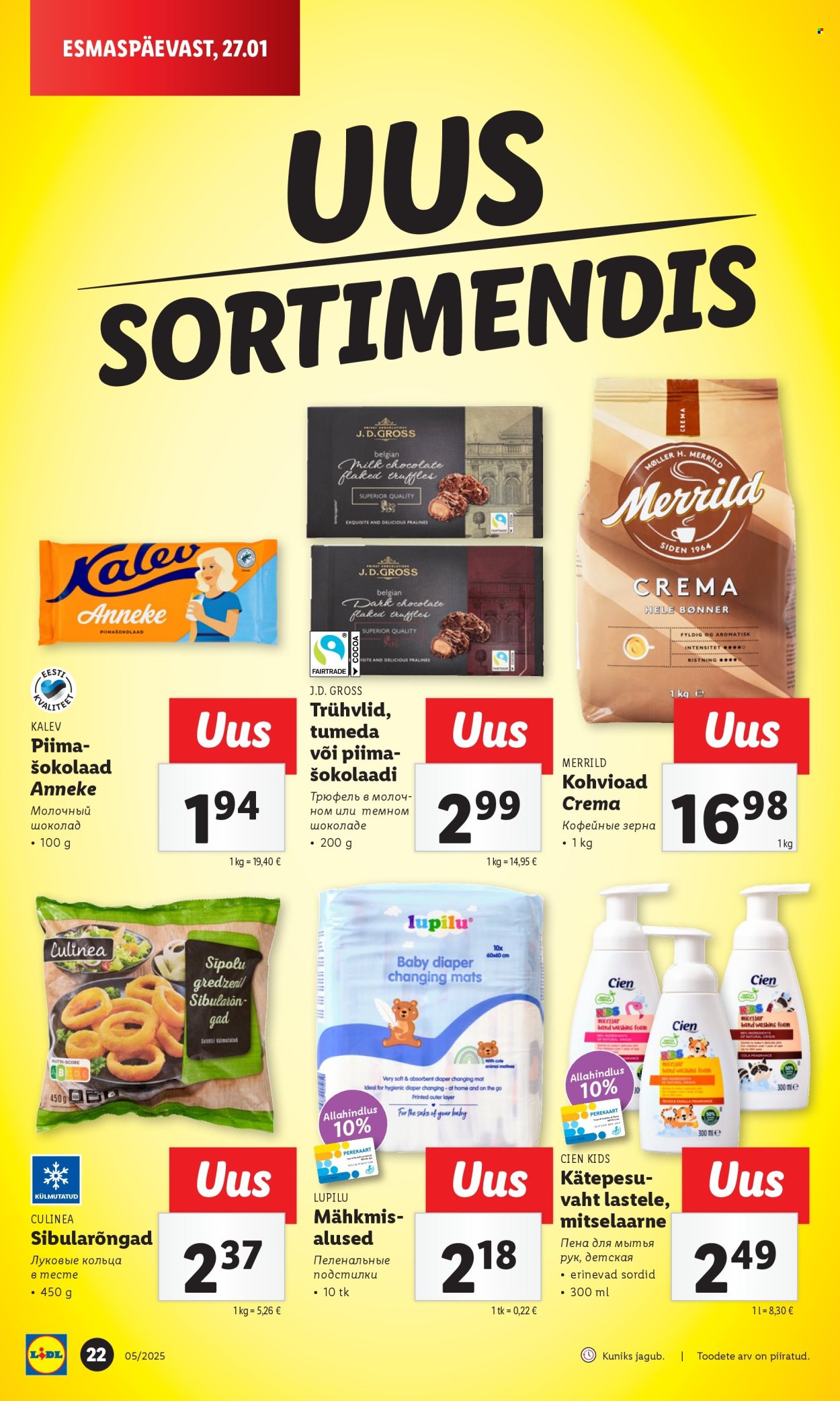 lidl - Lidl kliendileht - Kliendilehed (27.01 - 2.02.2025) - page: 22