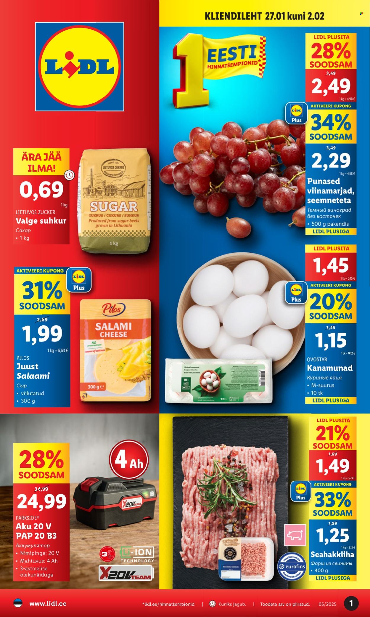 lidl - Lidl kliendileht - Kliendilehed (27.01 - 2.02.2025)