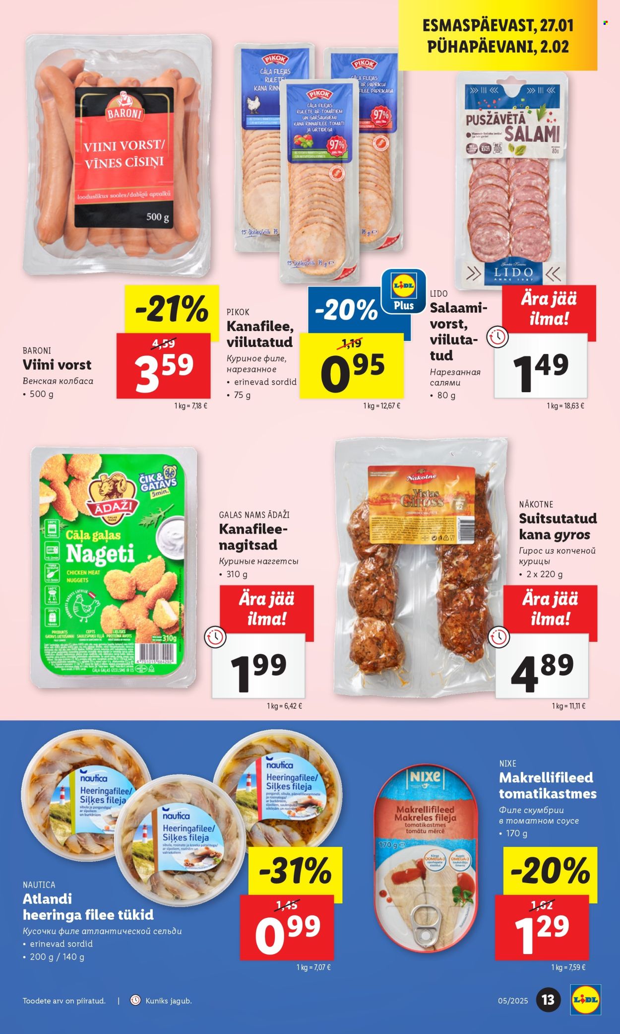 lidl - Lidl kliendileht - Kliendilehed (27.01 - 2.02.2025) - page: 13