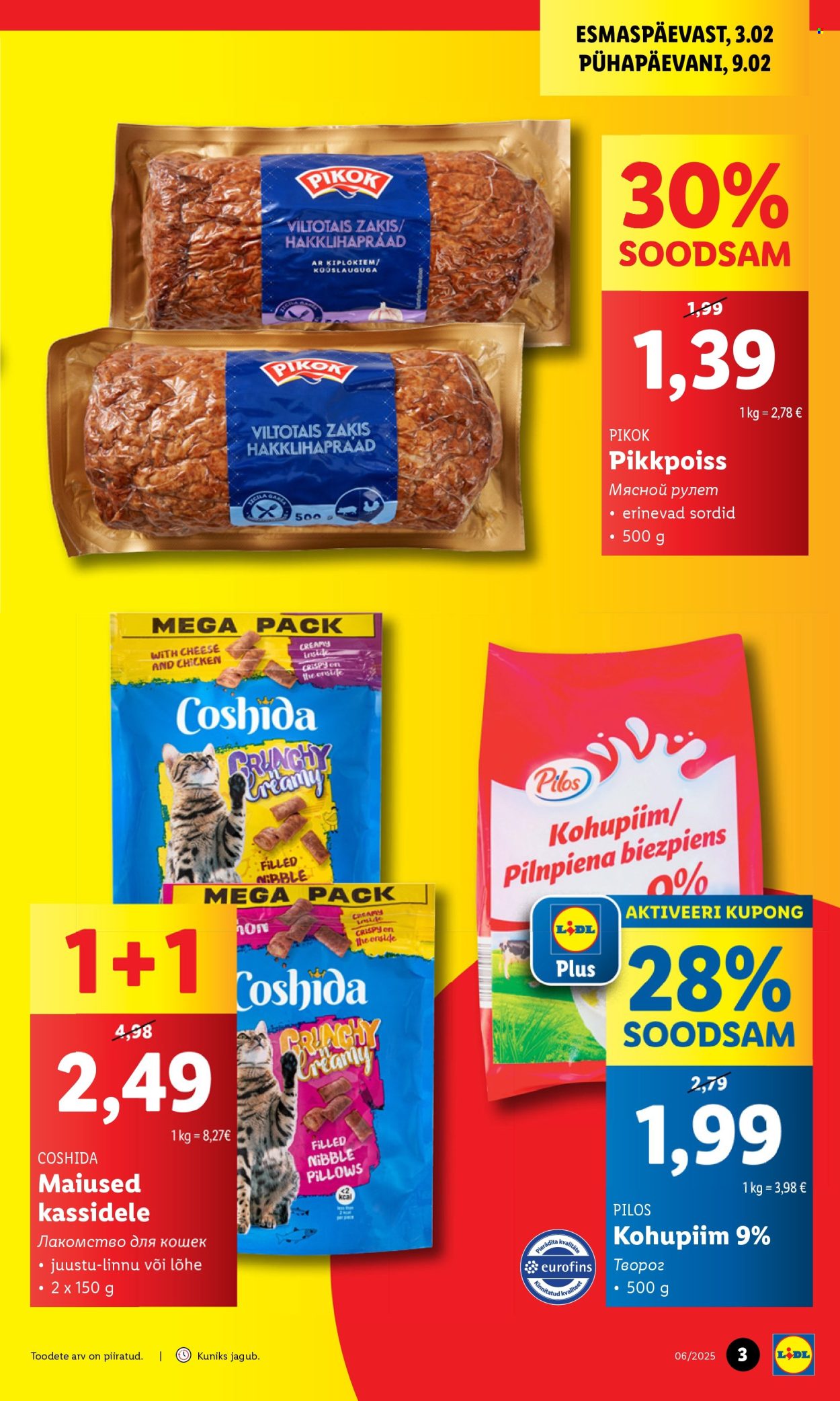 lidl - Lidl kliendileht - Tallinn,Mustamäe tee (3.02 - 9.02.2025) - page: 3