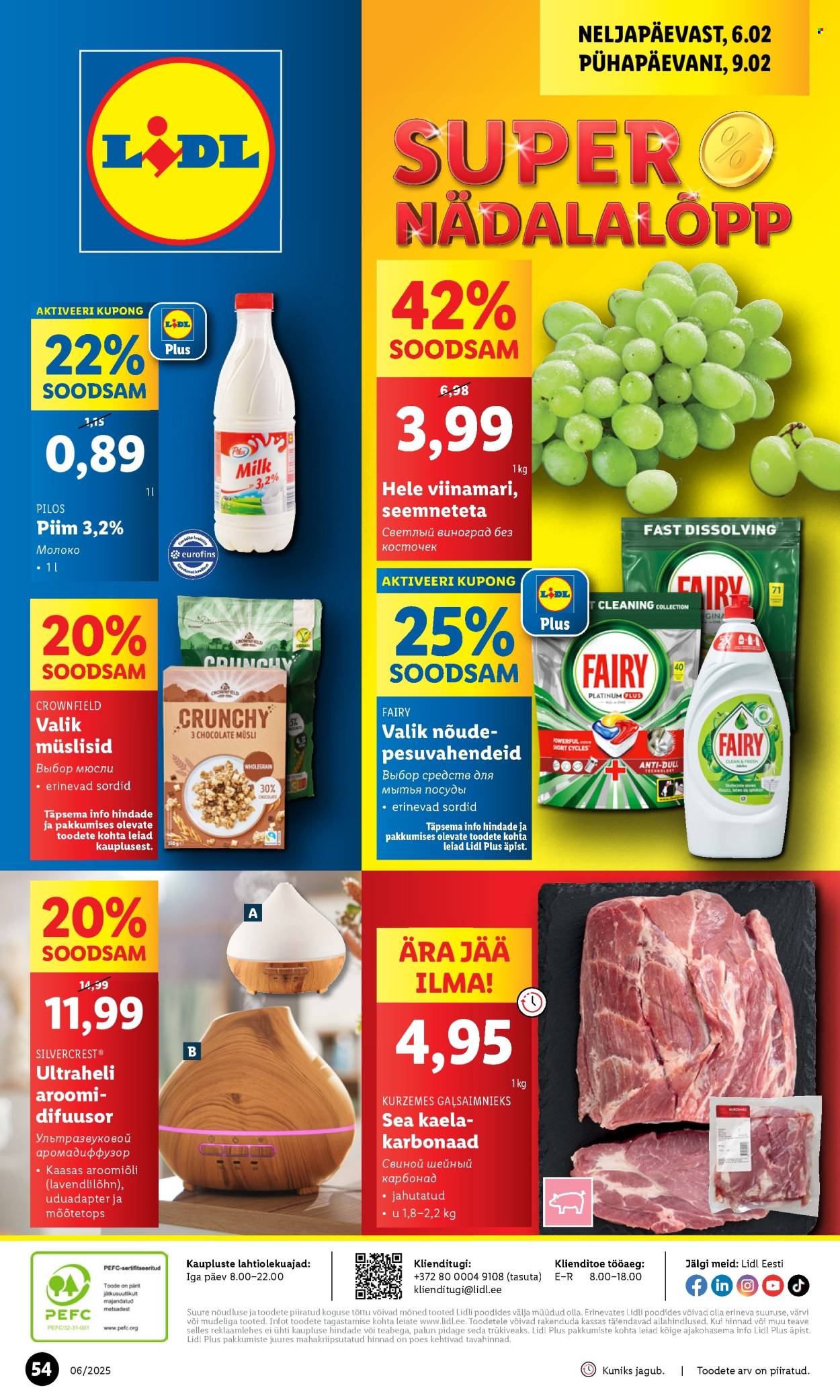 lidl - Lidl kliendileht - Kliendilehed (3.02 - 9.02.2025) - page: 54