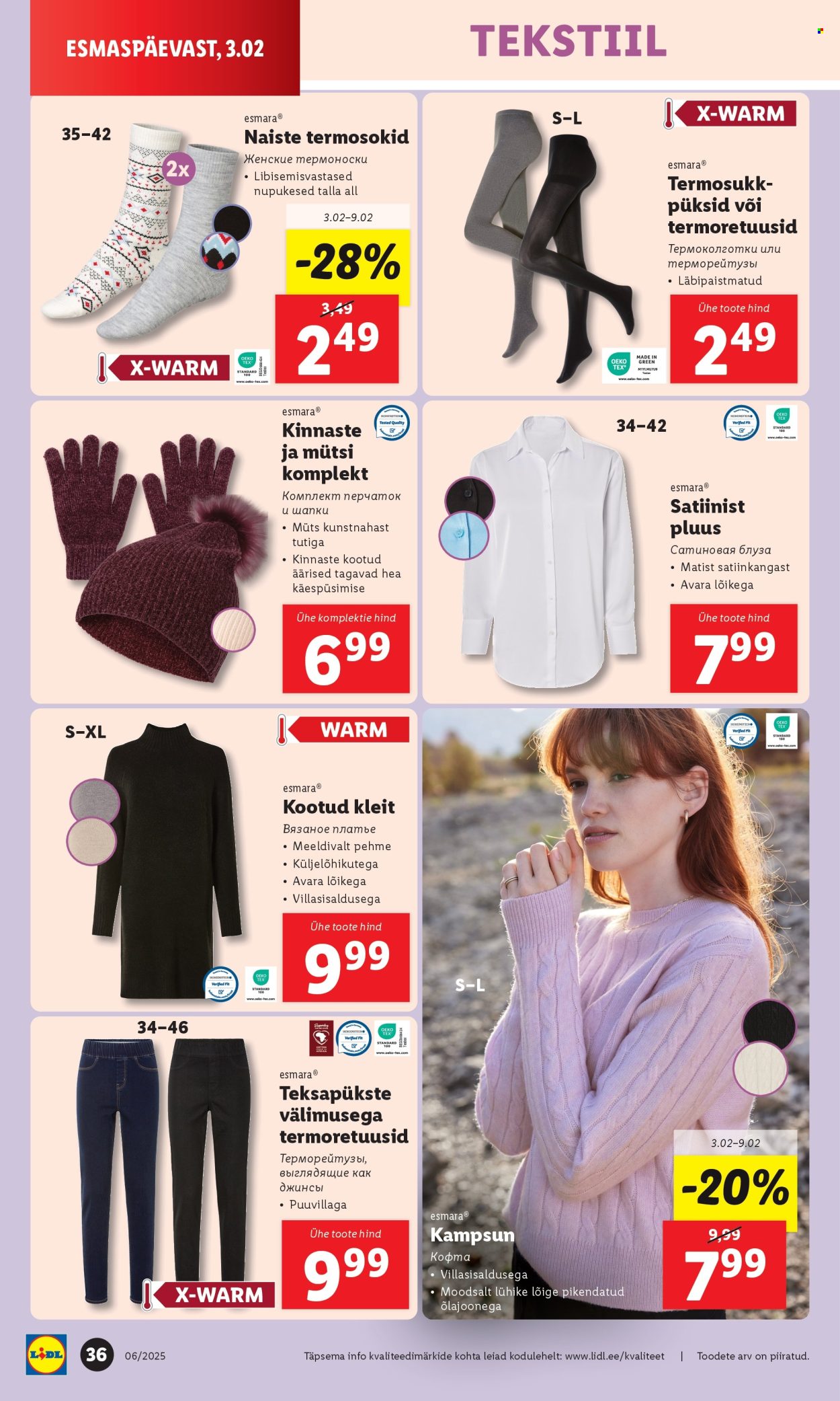 lidl - Lidl kliendileht - Kliendilehed (3.02 - 9.02.2025) - page: 36