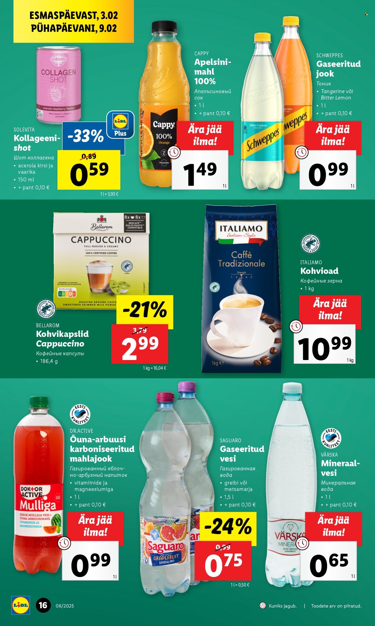 lidl - Lidl kliendileht - Kliendilehed (3.02 - 9.02.2025) - page: 16