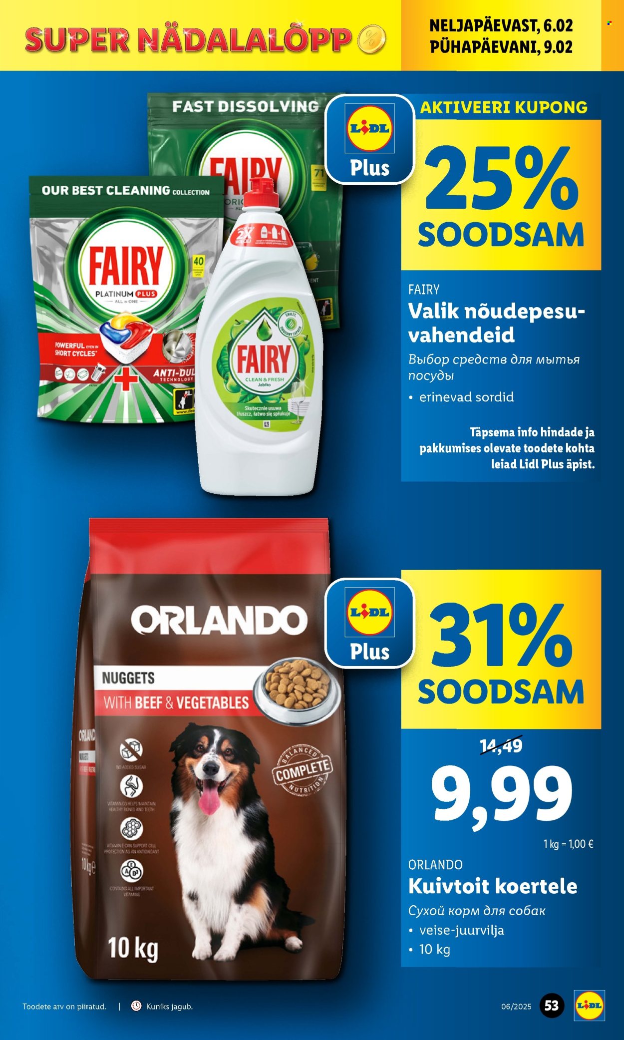 lidl - Lidl kliendileht - Kliendilehed (3.02 - 9.02.2025) - page: 53