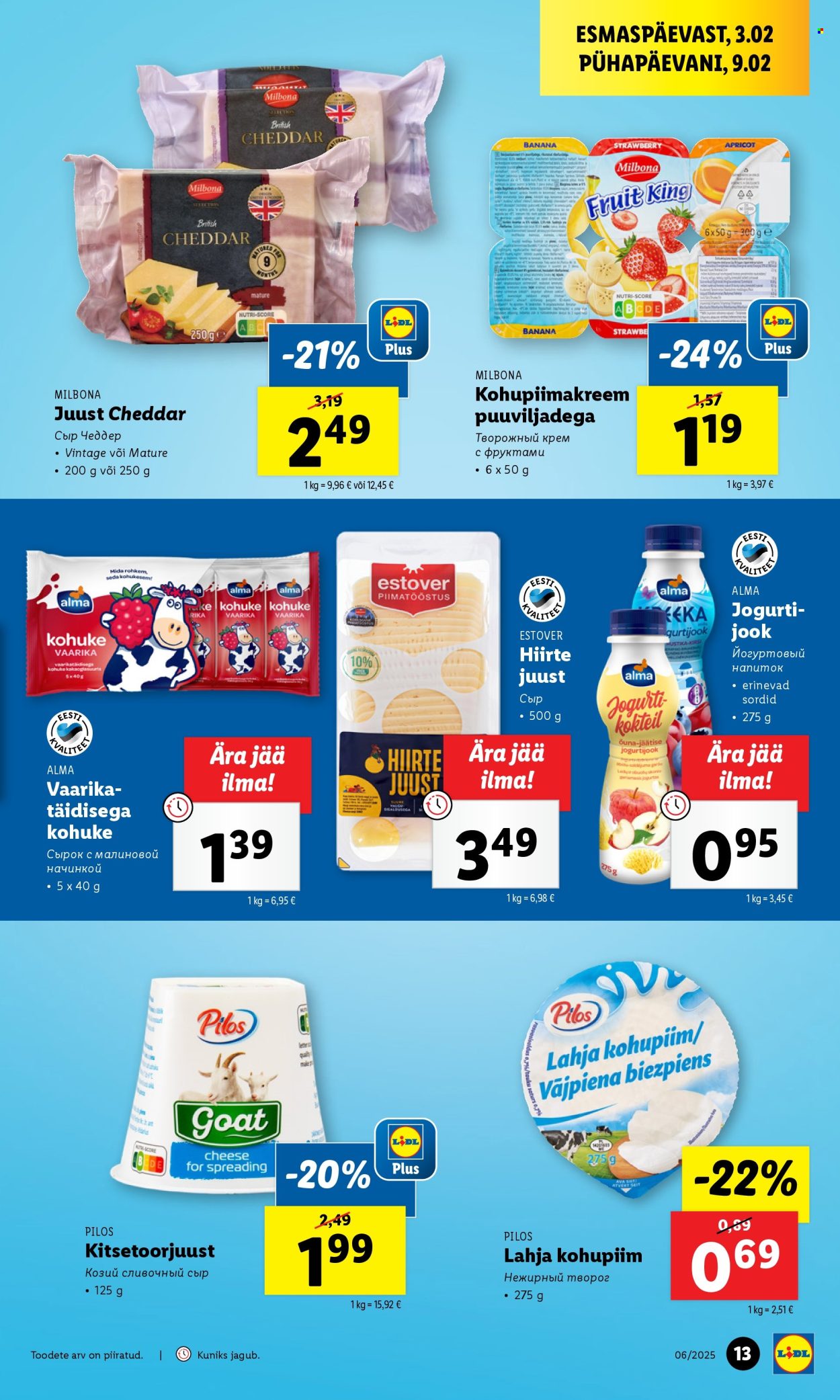 lidl - Lidl kliendileht - Kliendilehed (3.02 - 9.02.2025) - page: 13