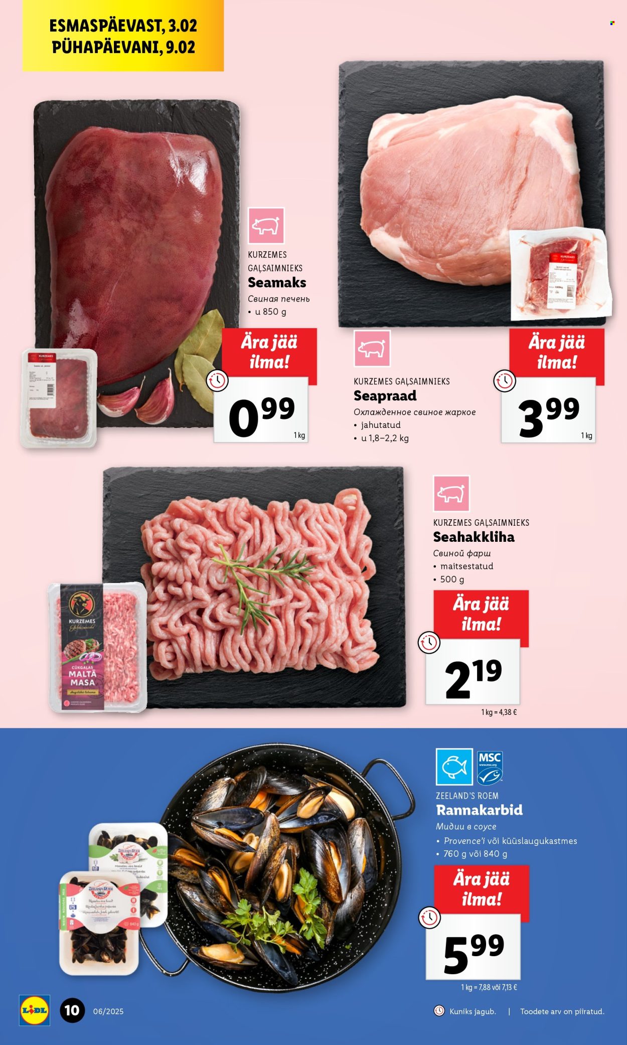 lidl - Lidl kliendileht - Kliendilehed (3.02 - 9.02.2025) - page: 10