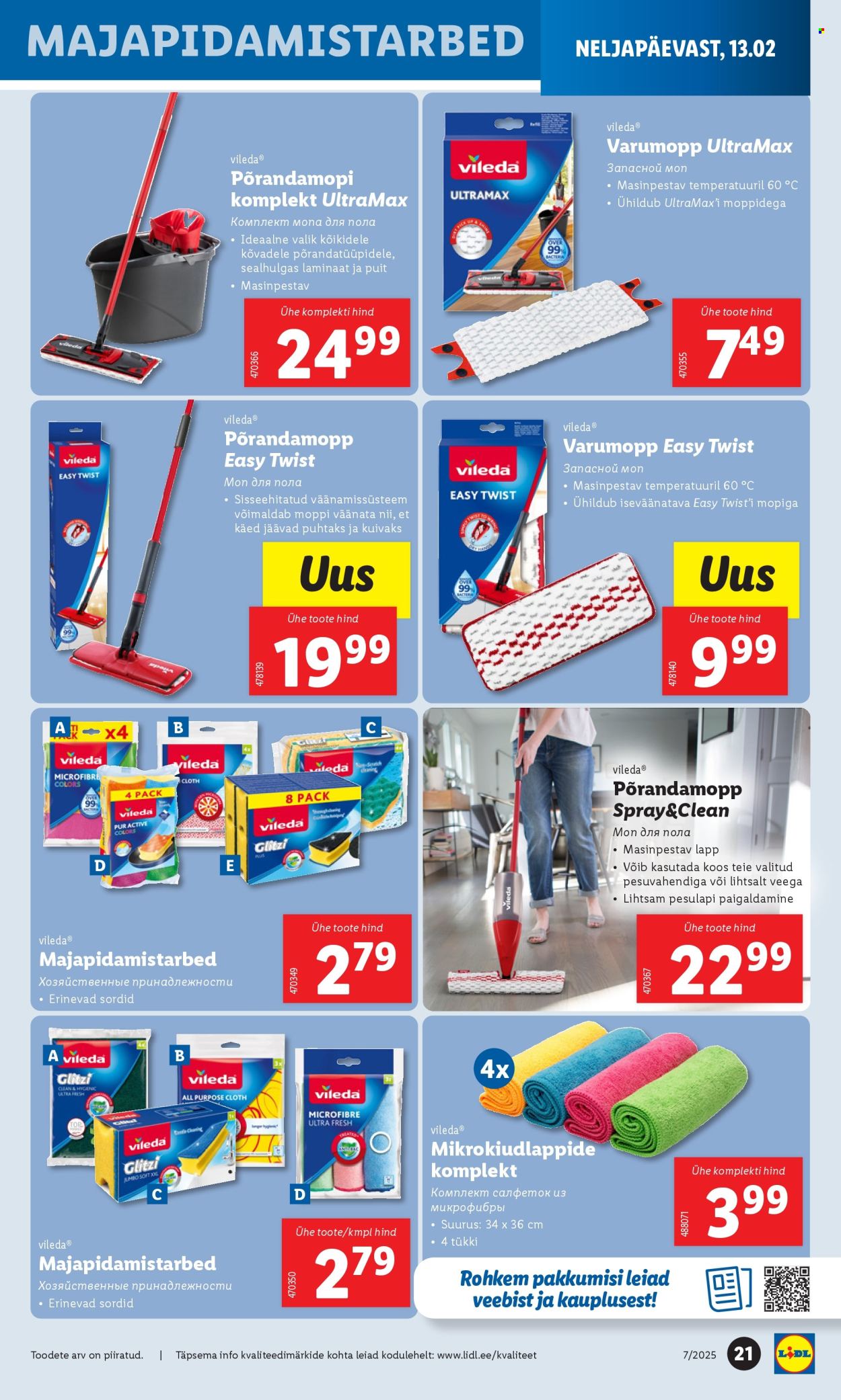 lidl - Lidl kliendileht - Tööstuskaupade pakkumised (10.02 - 16.02.2025) - page: 21