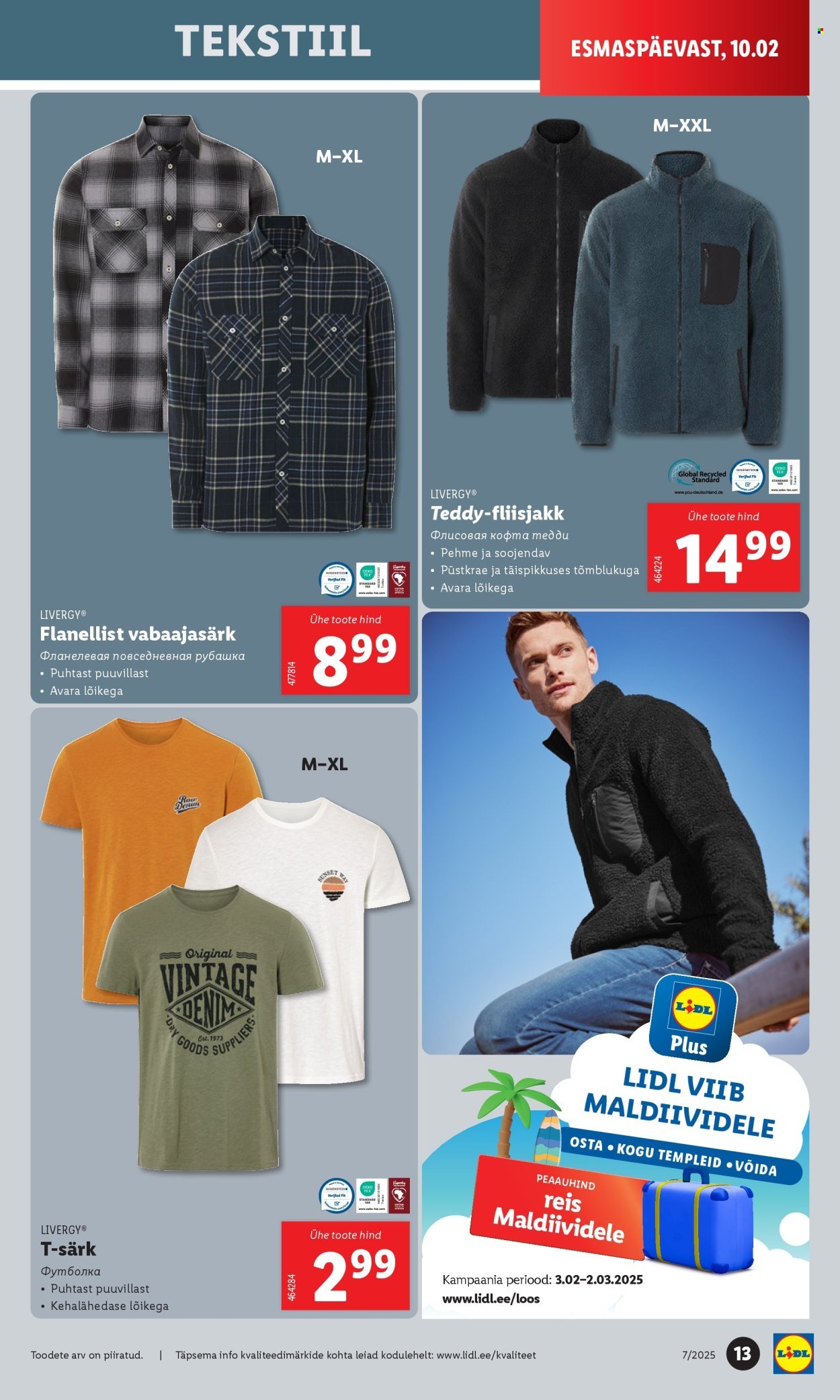 lidl - Lidl kliendileht - Tööstuskaupade pakkumised (10.02 - 16.02.2025) - page: 13