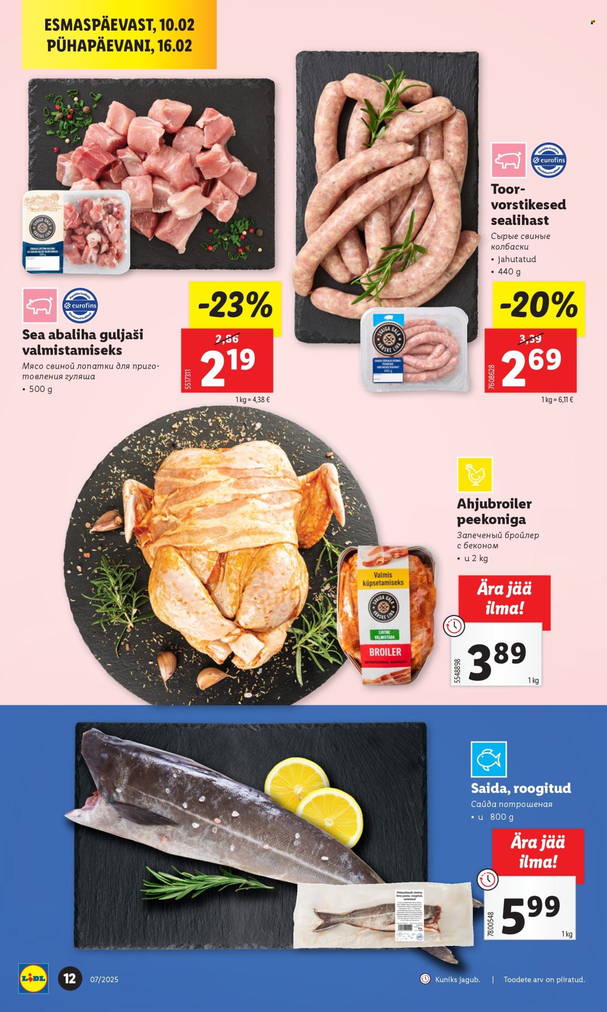 lidl - Lidl kliendileht - Kliendileht (10.02 - 16.02.2025) - page: 12