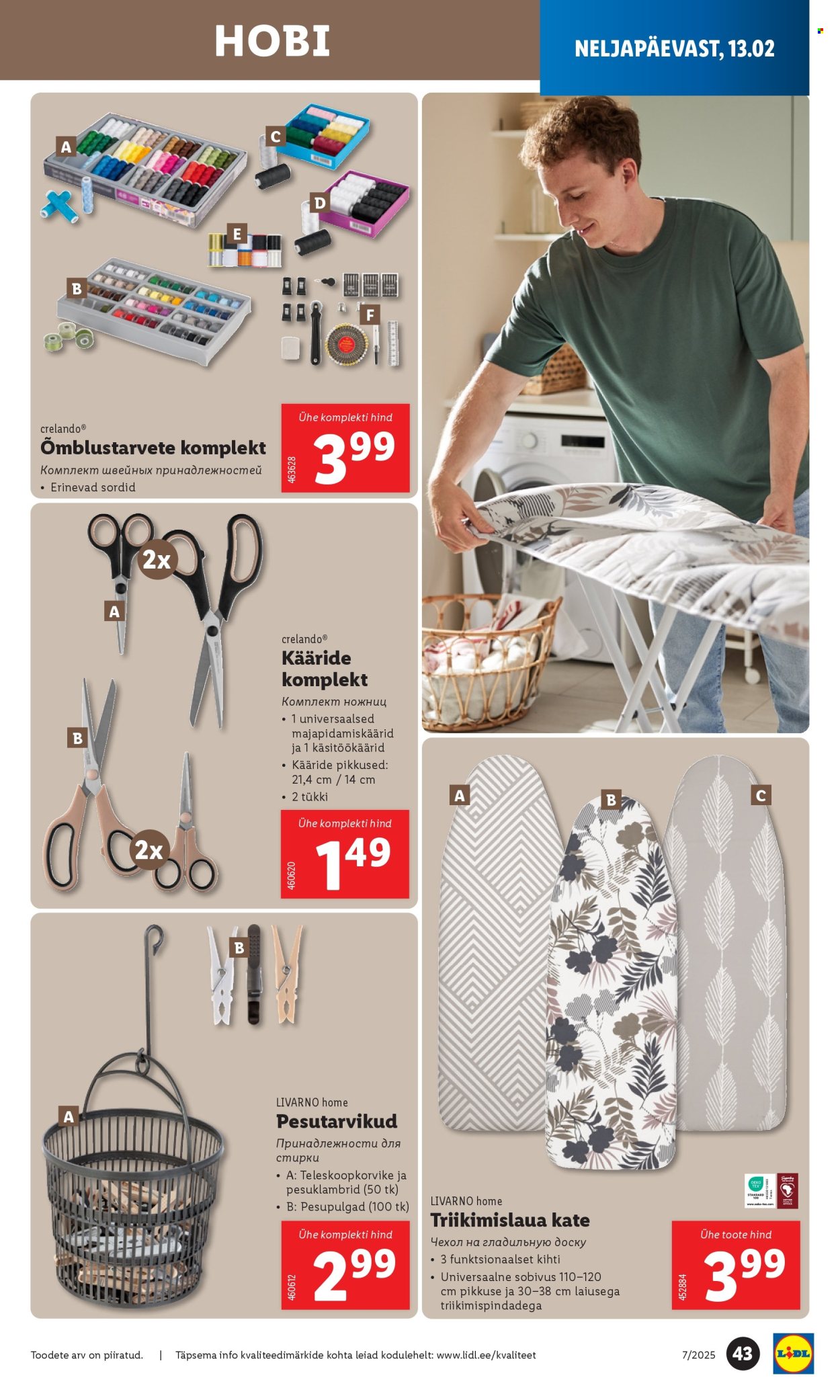 lidl - Lidl kliendileht - Kliendileht (10.02 - 16.02.2025) - page: 43