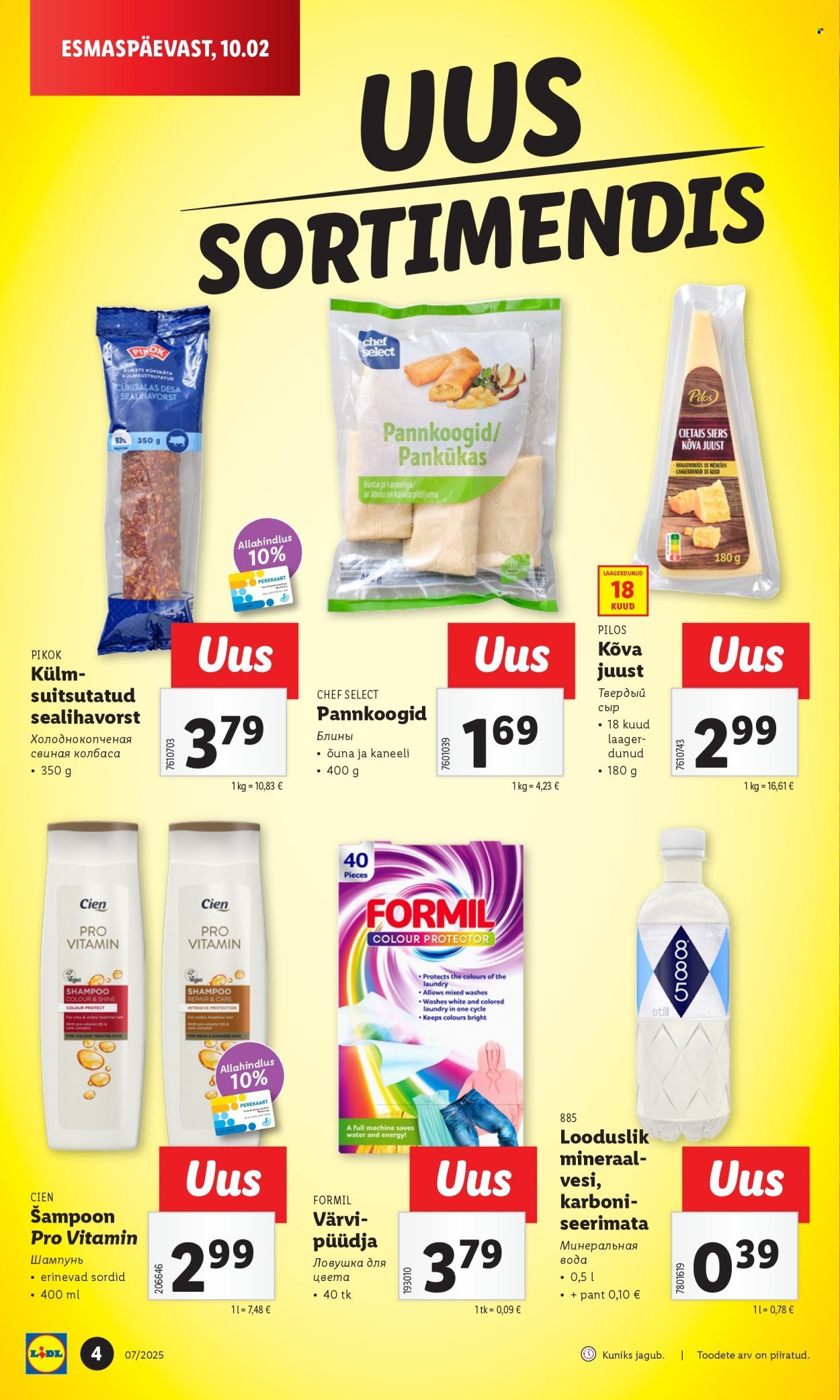 lidl - Lidl kliendileht - Kliendileht (10.02 - 16.02.2025) - page: 4