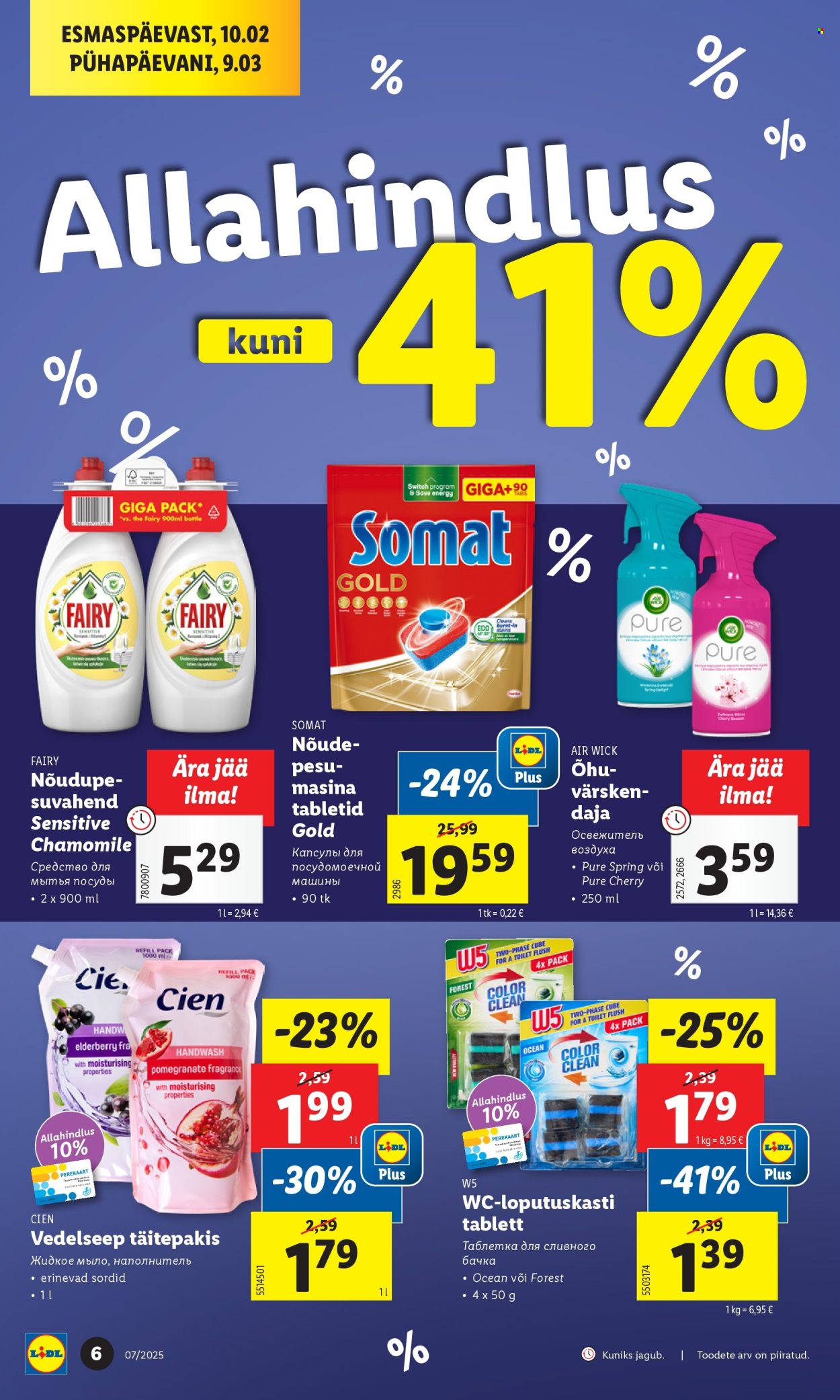 lidl - Lidl kliendileht - Kliendileht (10.02 - 16.02.2025) - page: 6