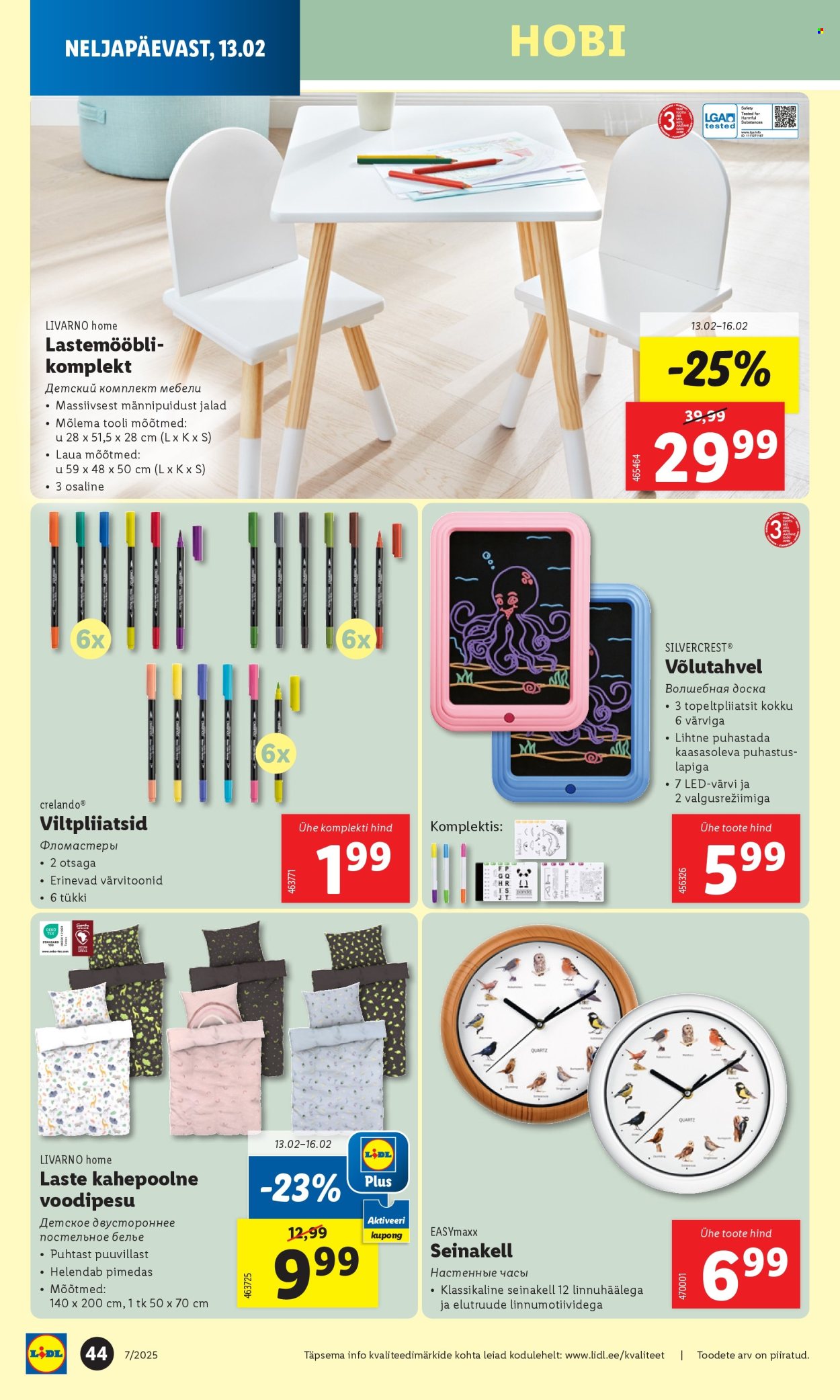 lidl - Lidl kliendileht - Kliendileht (10.02 - 16.02.2025) - page: 44