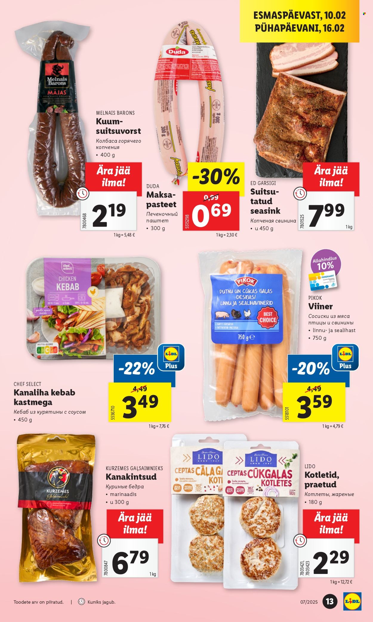 lidl - Lidl kliendileht - Kliendileht (10.02 - 16.02.2025) - page: 13