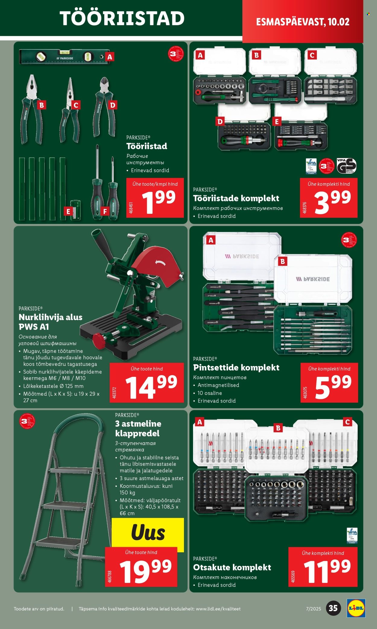 lidl - Lidl kliendileht - Kliendileht (10.02 - 16.02.2025) - page: 35