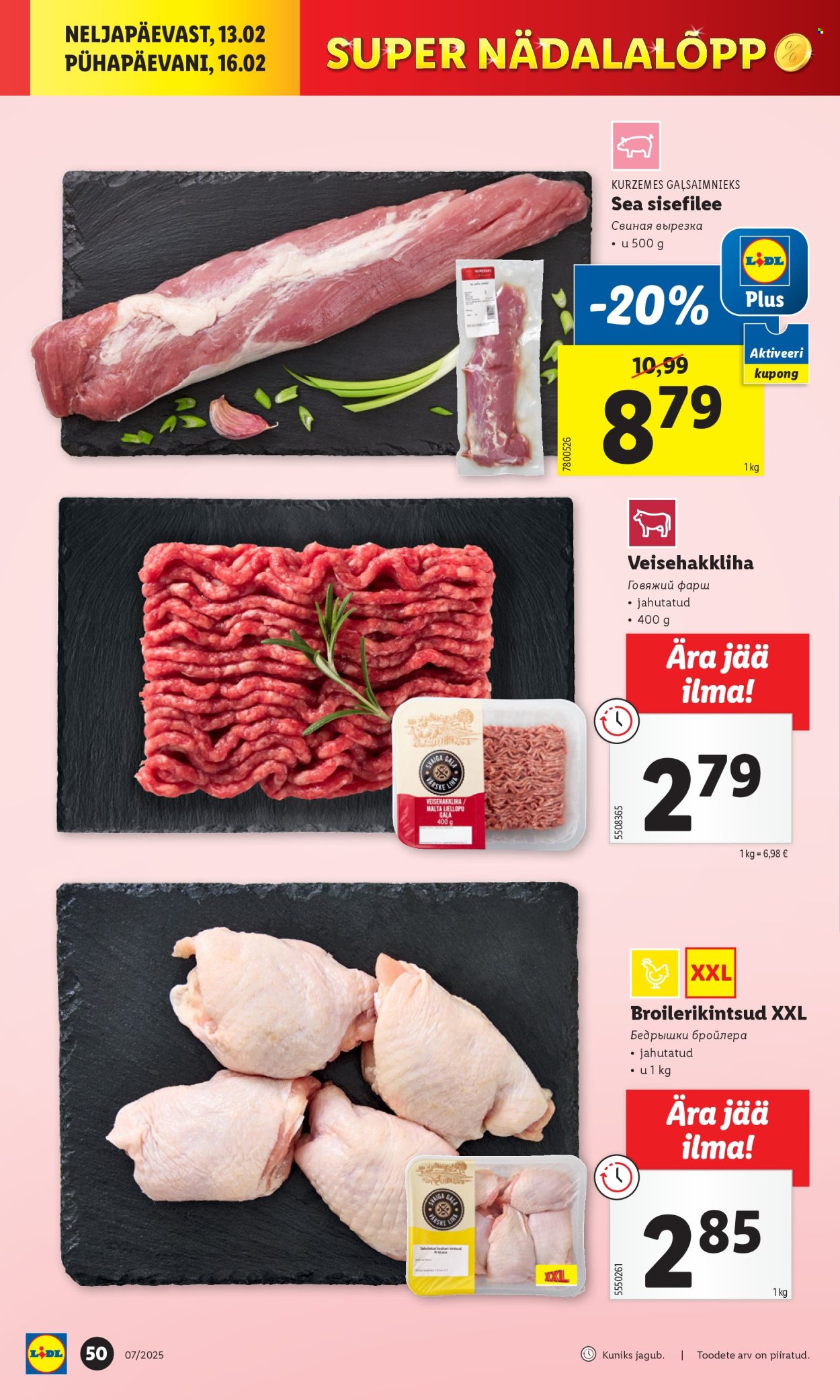 lidl - Lidl kliendileht - Kliendileht (10.02 - 16.02.2025) - page: 50