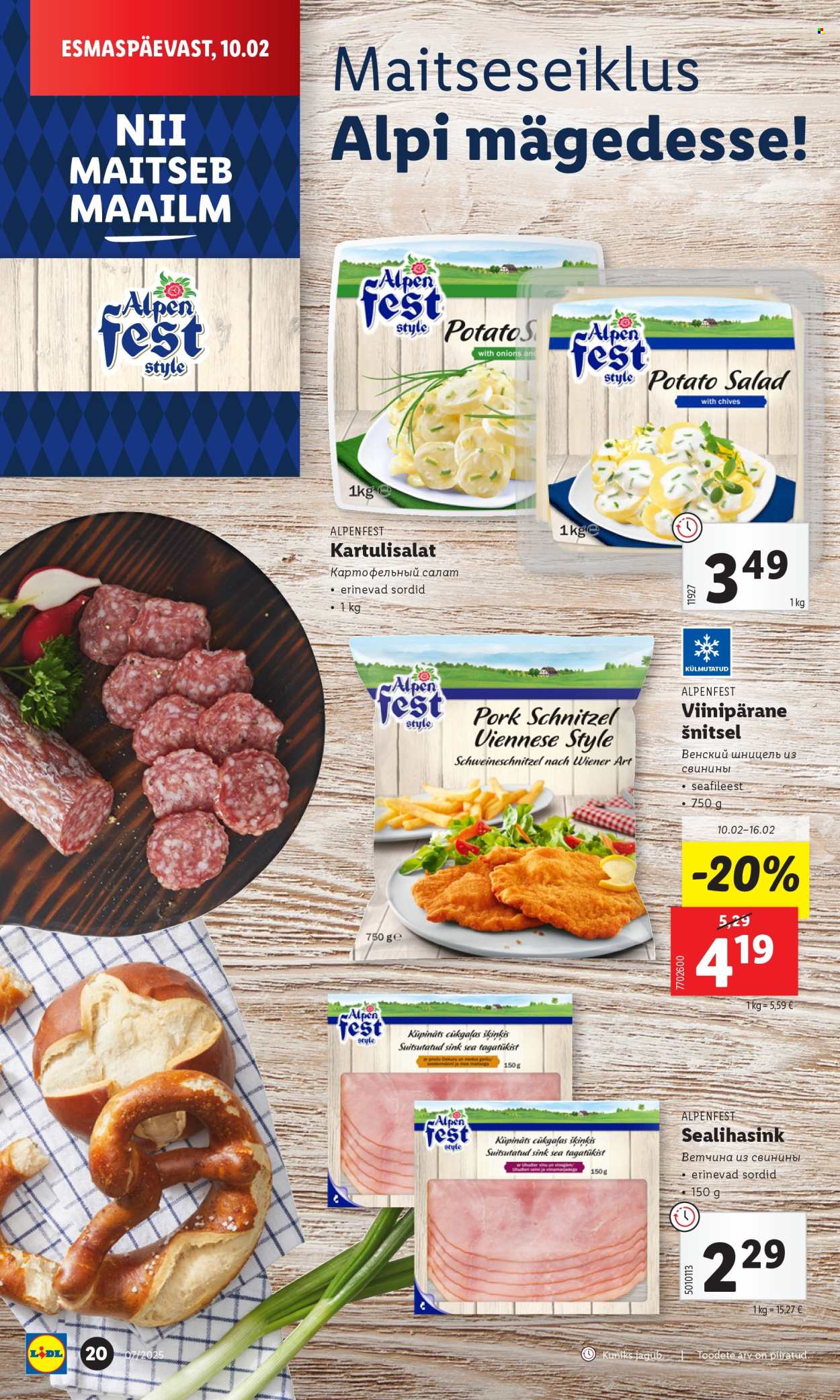 lidl - Lidl kliendileht - Kliendileht (10.02 - 16.02.2025) - page: 20