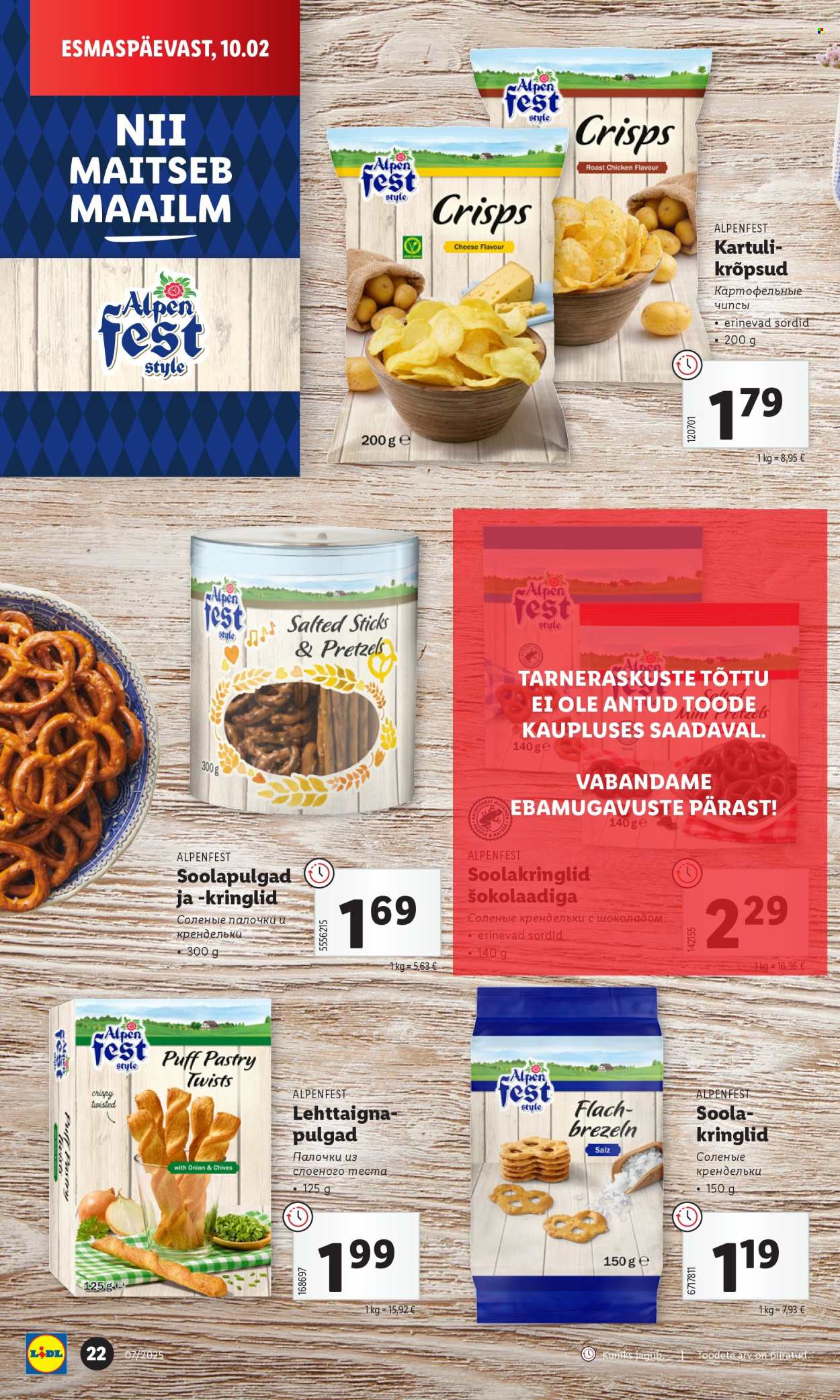 lidl - Lidl kliendileht - Kliendileht (10.02 - 16.02.2025) - page: 22