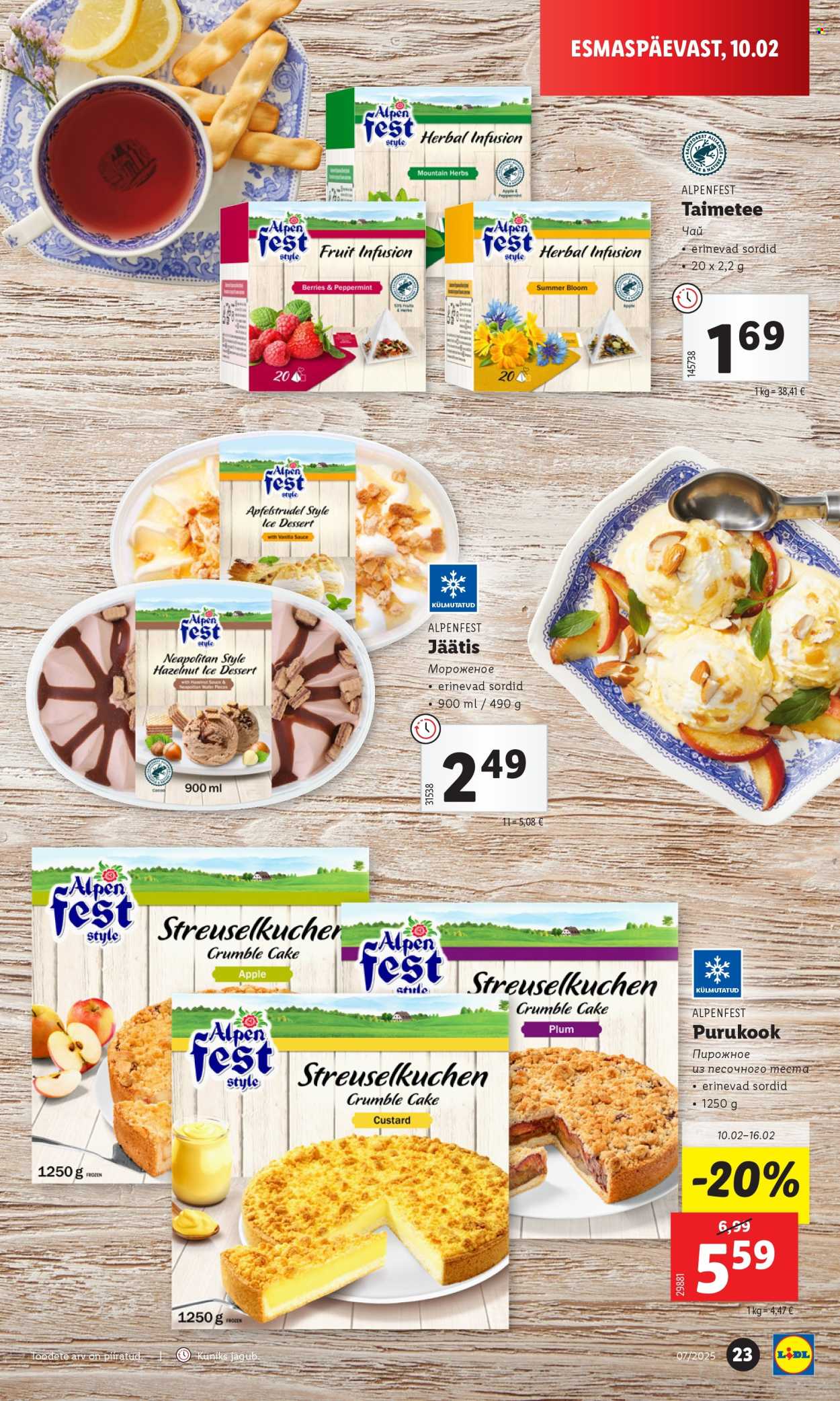 lidl - Lidl kliendileht - Kliendileht (10.02 - 16.02.2025) - page: 23