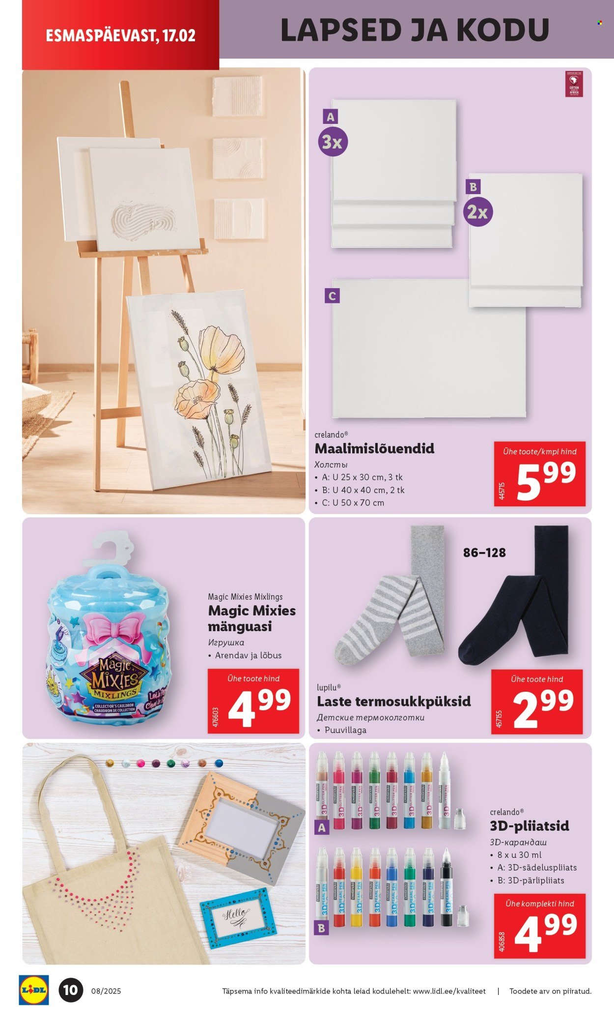 lidl - Lidl kliendileht - Tööstuskaupade pakkumised (17.02 - 23.02.2025) - page: 10