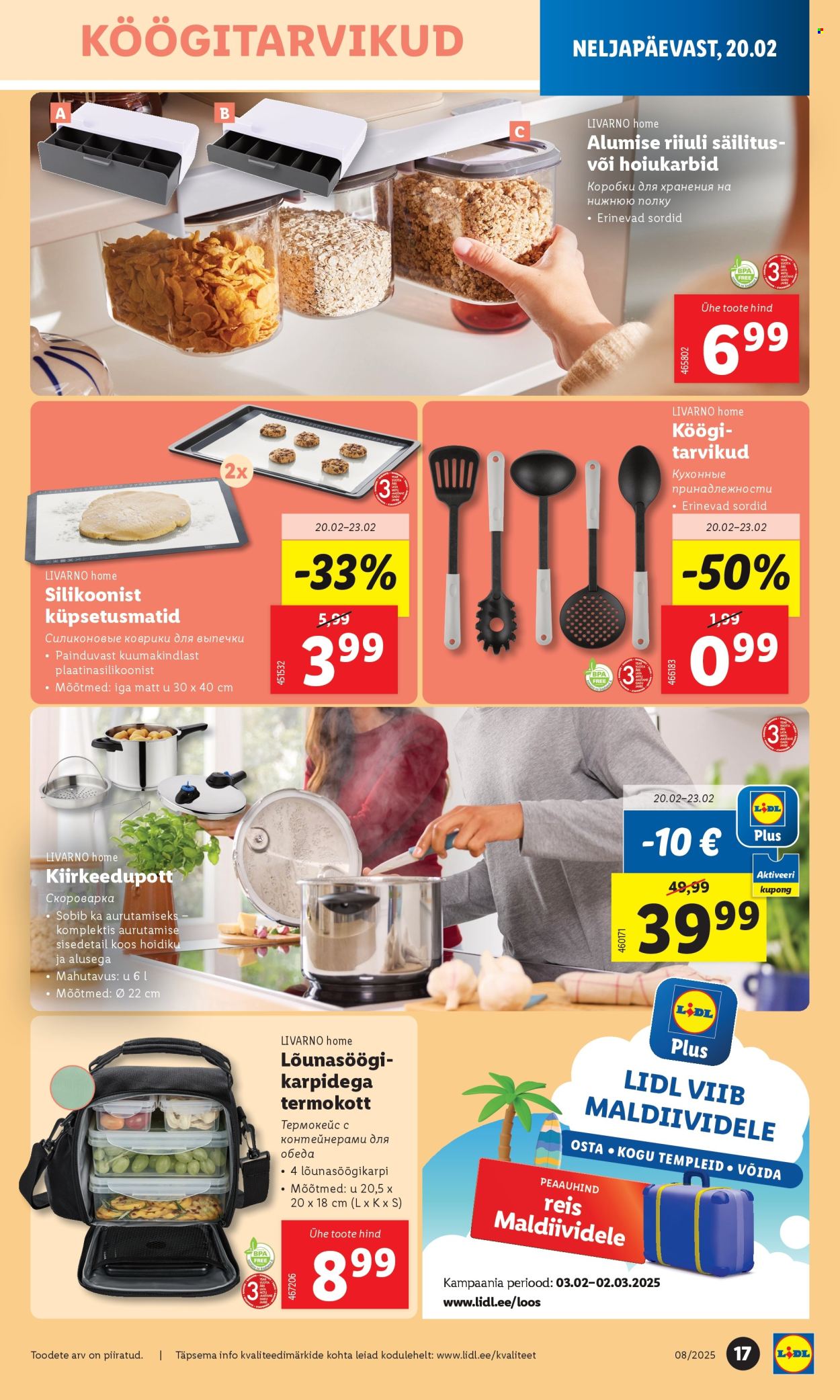 lidl - Lidl kliendileht - Tööstuskaupade pakkumised (17.02 - 23.02.2025) - page: 17