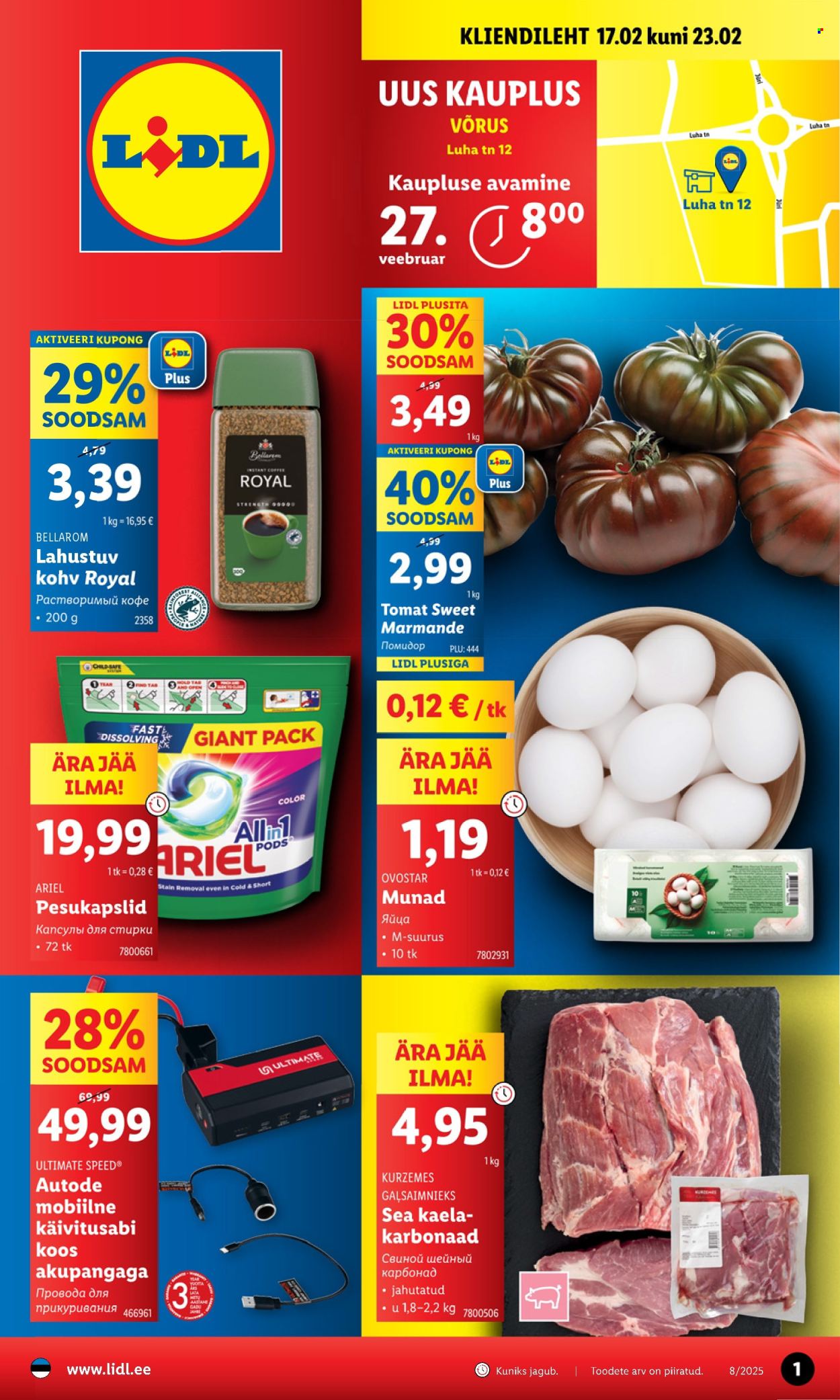 lidl - Lidl kliendileht - Kliendileht (17.02 - 23.02.2025) - page: 1