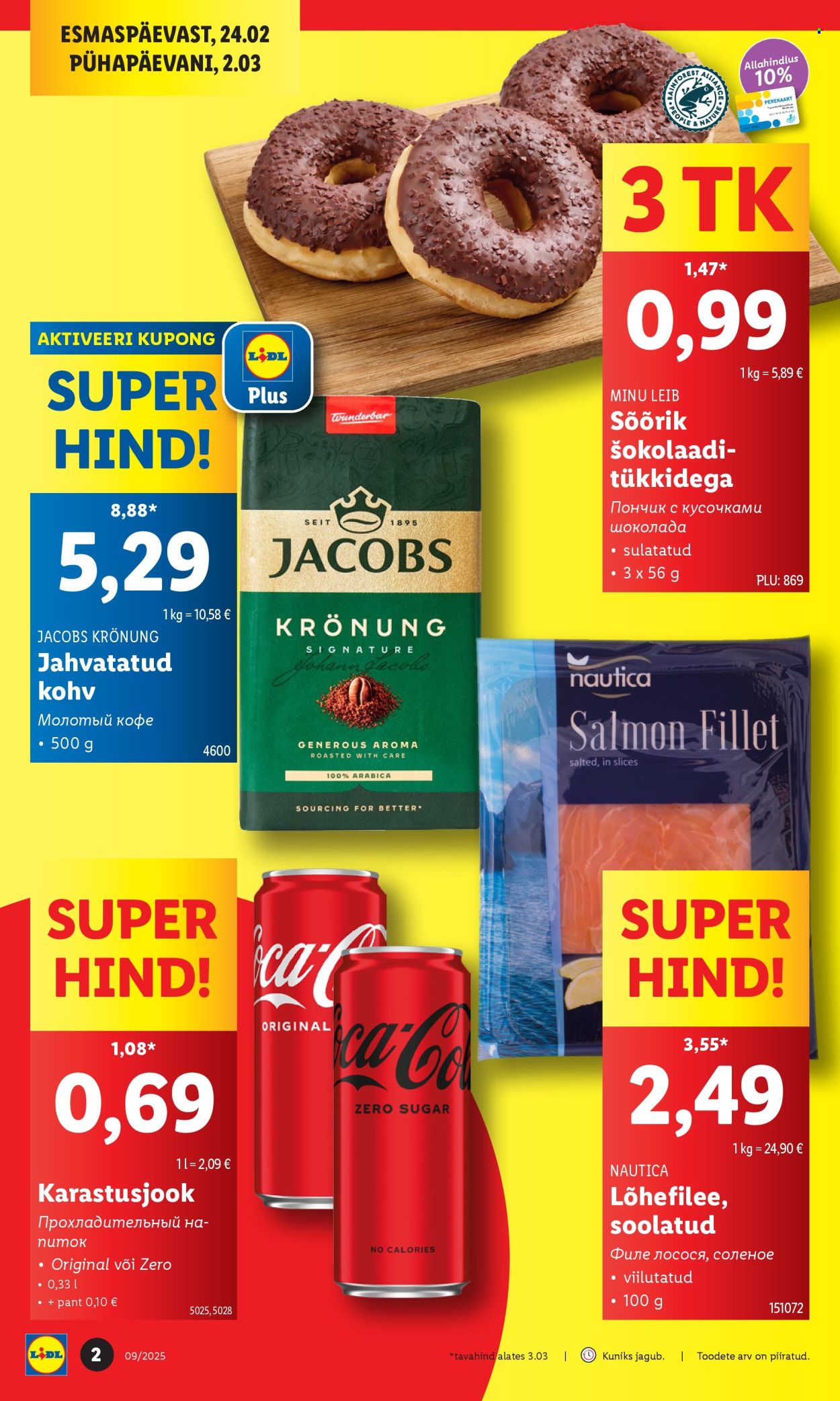 lidl - Lidl kliendileht - Tartu, Kesklinn (24.02 - 2.03.2025) - page: 2