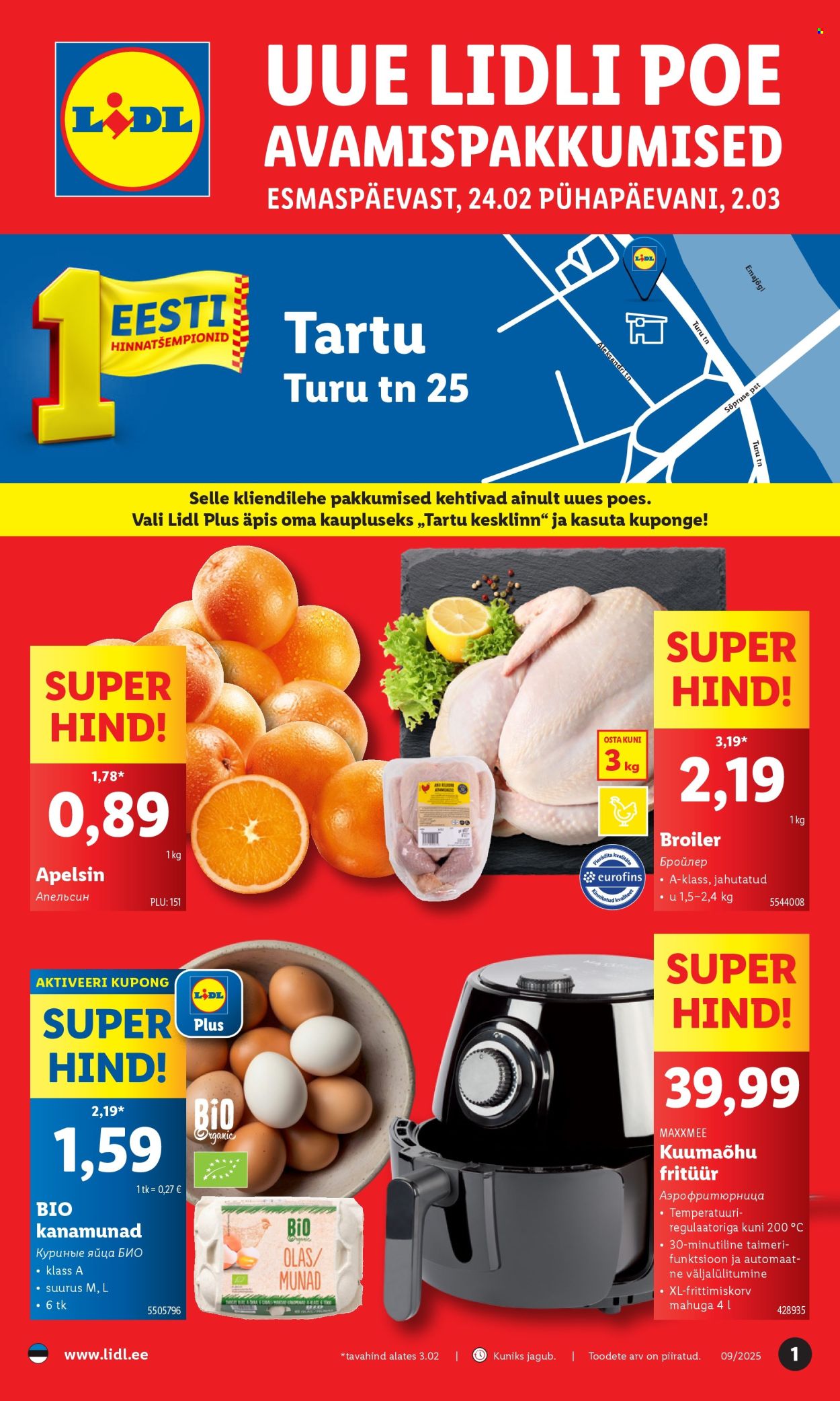 lidl - Lidl kliendileht - Tartu, Kesklinn (24.02 - 2.03.2025)