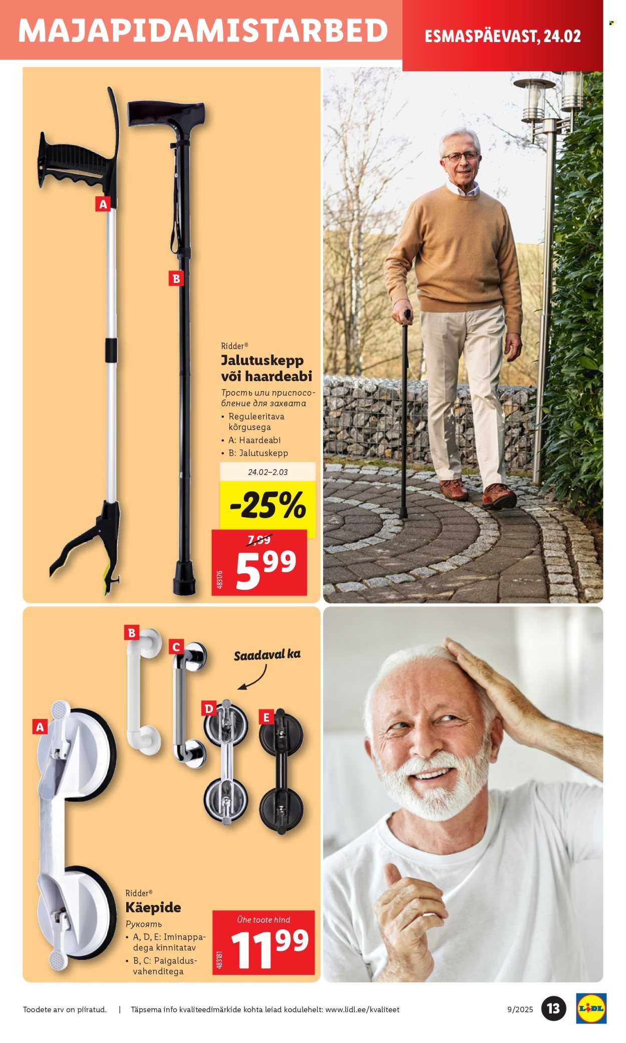 lidl - Lidl kliendileht - Tööstuskaupade pakkumised (24.02 - 2.03.2025) - page: 13