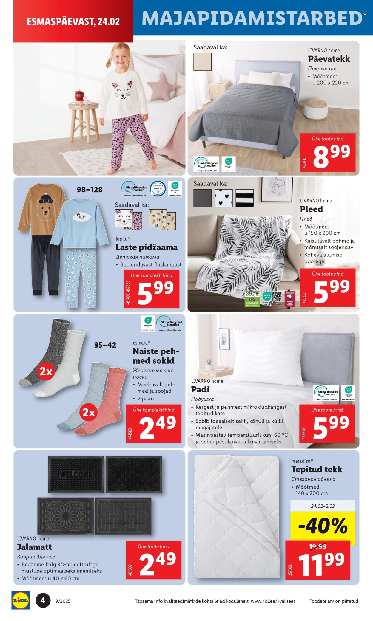 lidl - Lidl kliendileht - Tööstuskaupade pakkumised (24.02 - 2.03.2025) - page: 4