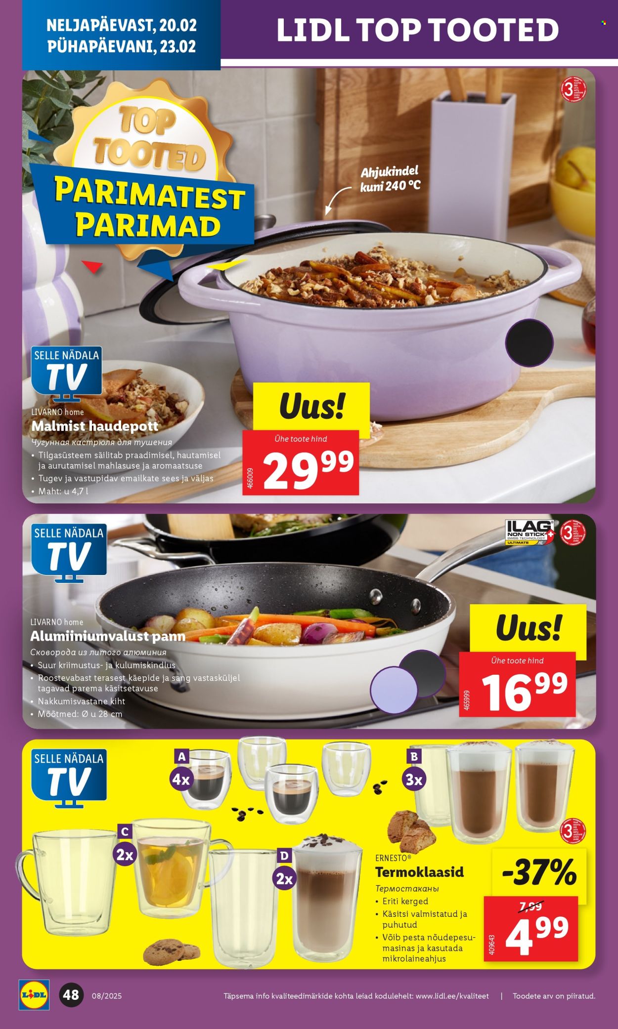 lidl - Lidl kliendileht - Nädalalõpu pakkumised (20.02 - 23.02.2025) - page: 48