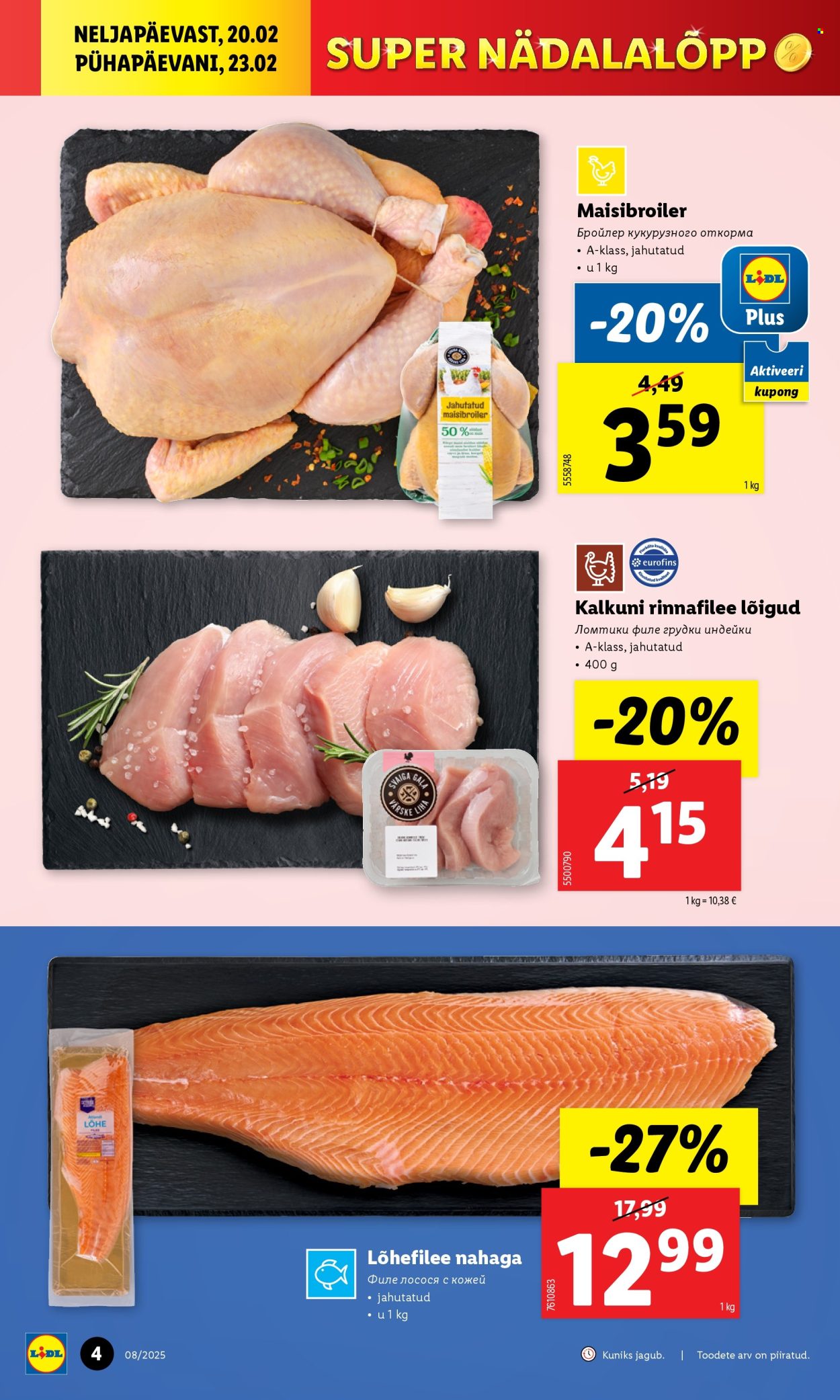 lidl - Lidl kliendileht - Nädalalõpu pakkumised (20.02 - 23.02.2025) - page: 4