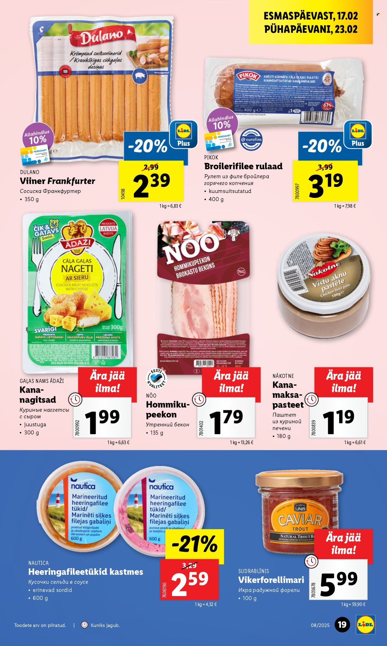 lidl - Lidl kliendileht - Nädalalõpu pakkumised (20.02 - 23.02.2025) - page: 19