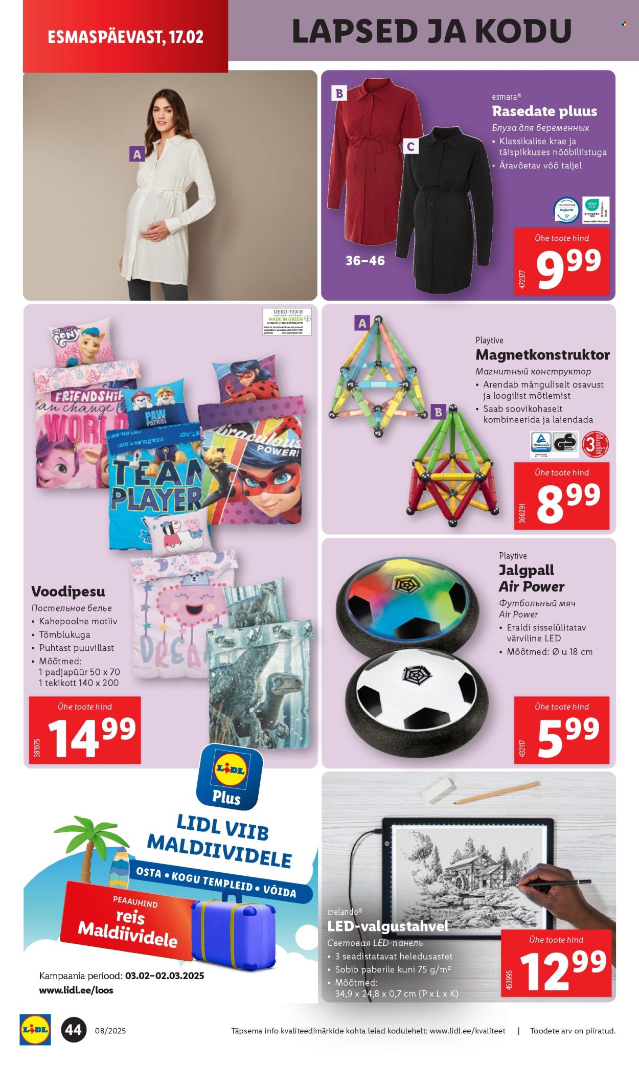 lidl - Lidl kliendileht - Nädalalõpu pakkumised (20.02 - 23.02.2025) - page: 44