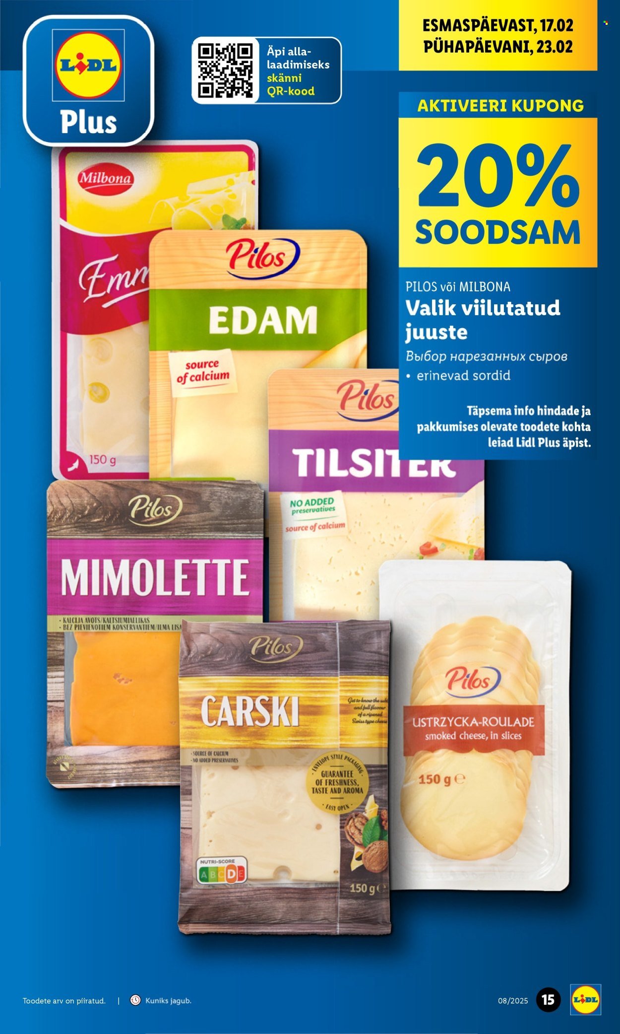 lidl - Lidl kliendileht - Nädalalõpu pakkumised (20.02 - 23.02.2025) - page: 15