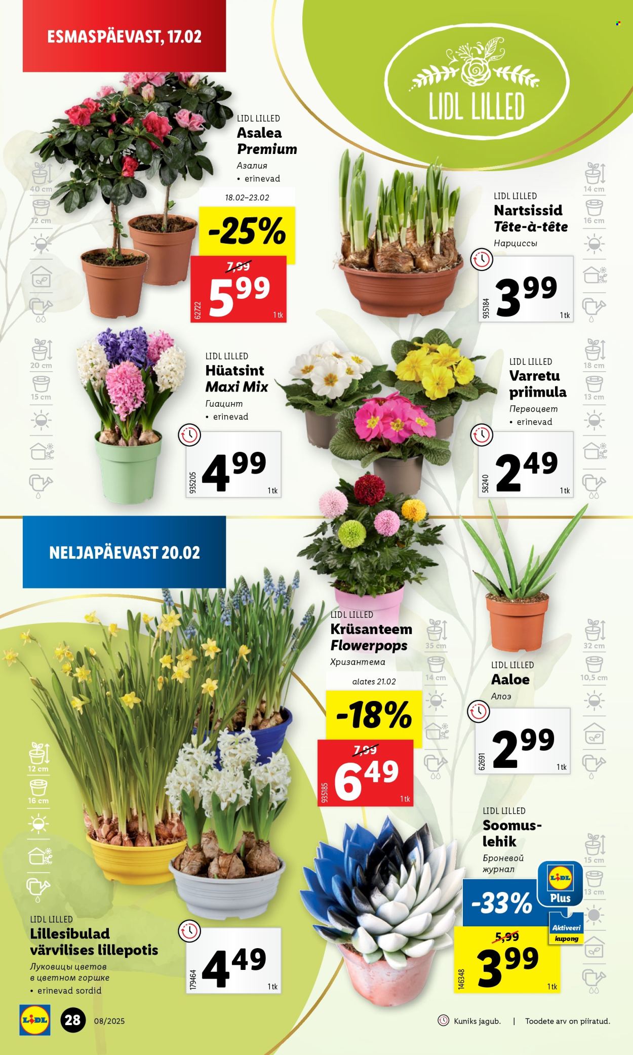 lidl - Lidl kliendileht - Nädalalõpu pakkumised (20.02 - 23.02.2025) - page: 28