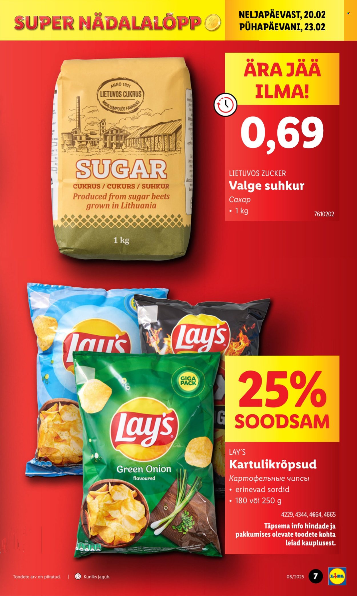 lidl - Lidl kliendileht - Nädalalõpu pakkumised (20.02 - 23.02.2025) - page: 7