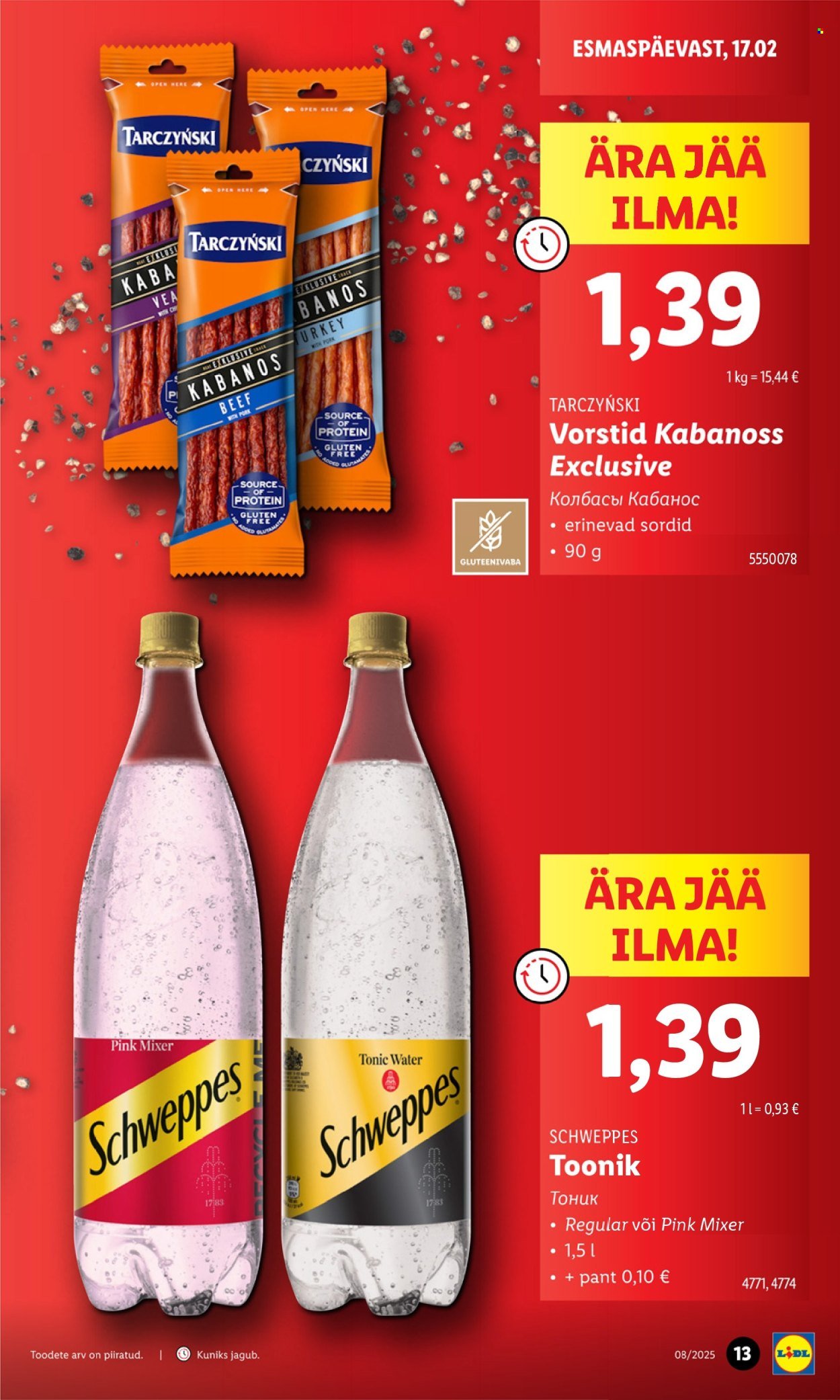 lidl - Lidl kliendileht - Nädalalõpu pakkumised (20.02 - 23.02.2025) - page: 13