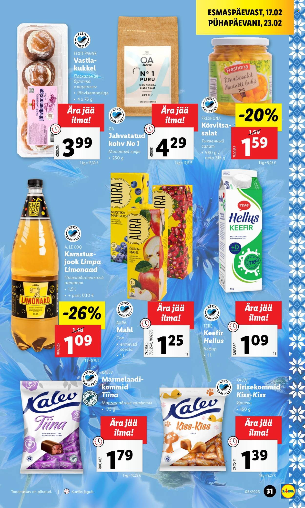 lidl - Lidl kliendileht - Nädalalõpu pakkumised (20.02 - 23.02.2025) - page: 31